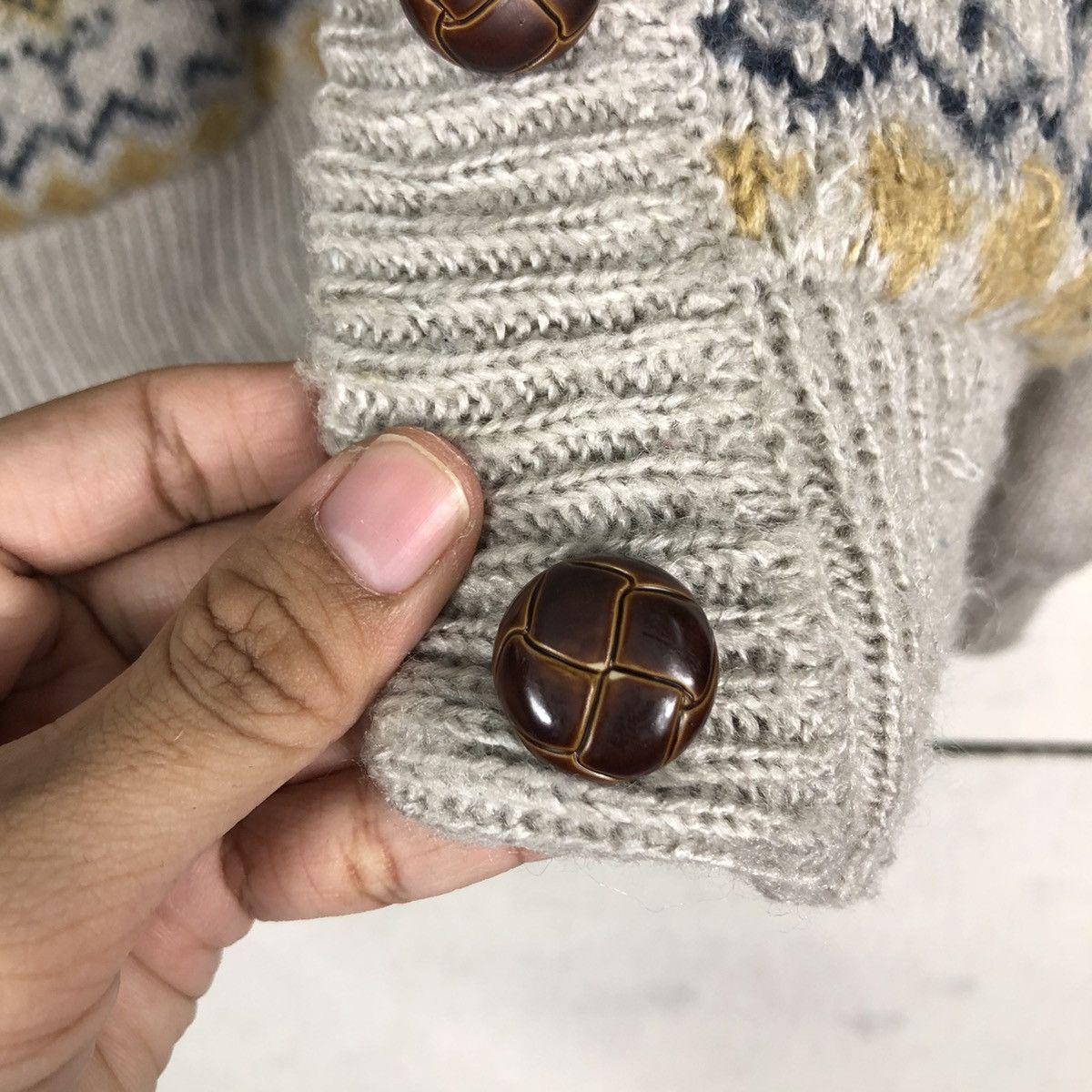 Japanese Brand 🔥Vintage Cardigan Jumper Design Isolaine Japan Issey Miyake Size US M / EU 48-50 / 2 - 16 Thumbnail