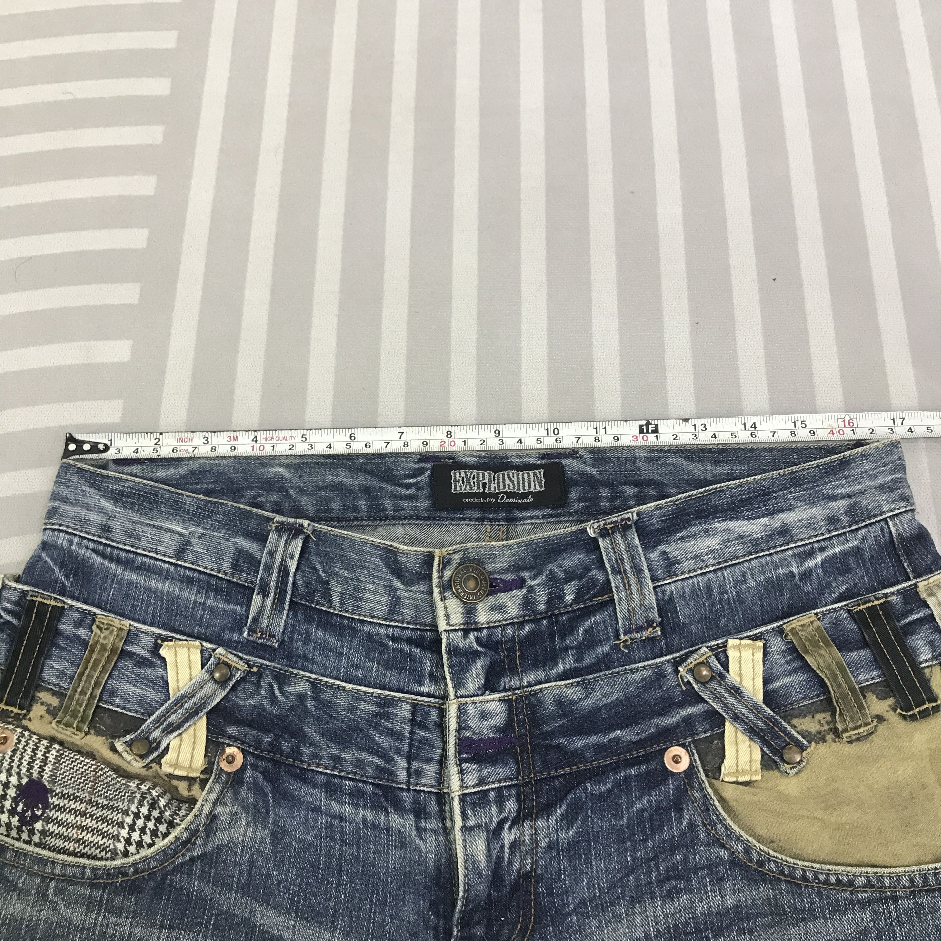 Japanese Brand Vintage japan design Jeans denim pants K130B16 Size US 33 - 7 Thumbnail
