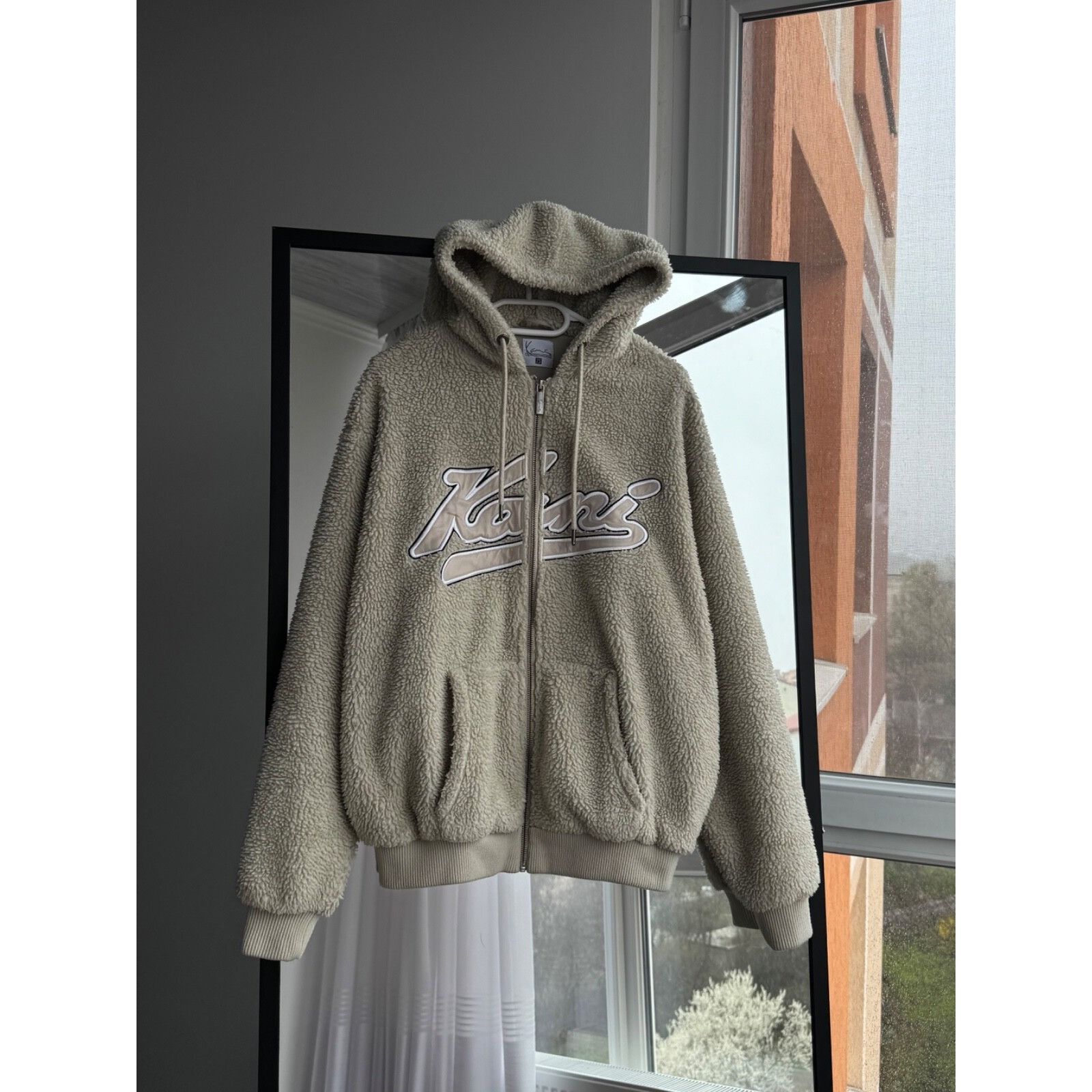 Karl Kani VTG Karl Kani Beige Heavyweight Sherpa Jacket Size US S / EU 44-46 / 1 - 2 Thumbnail