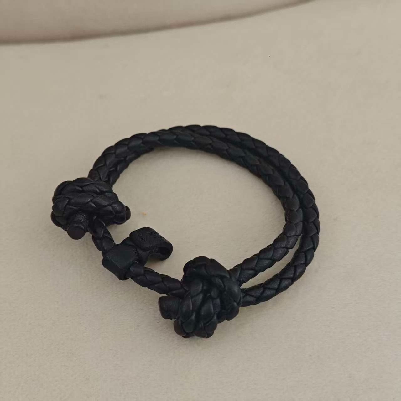 Bottega Veneta Bottega Veneta Woven Lambskin Unisex Bracelet Size ONE SIZE - 1 Thumbnail