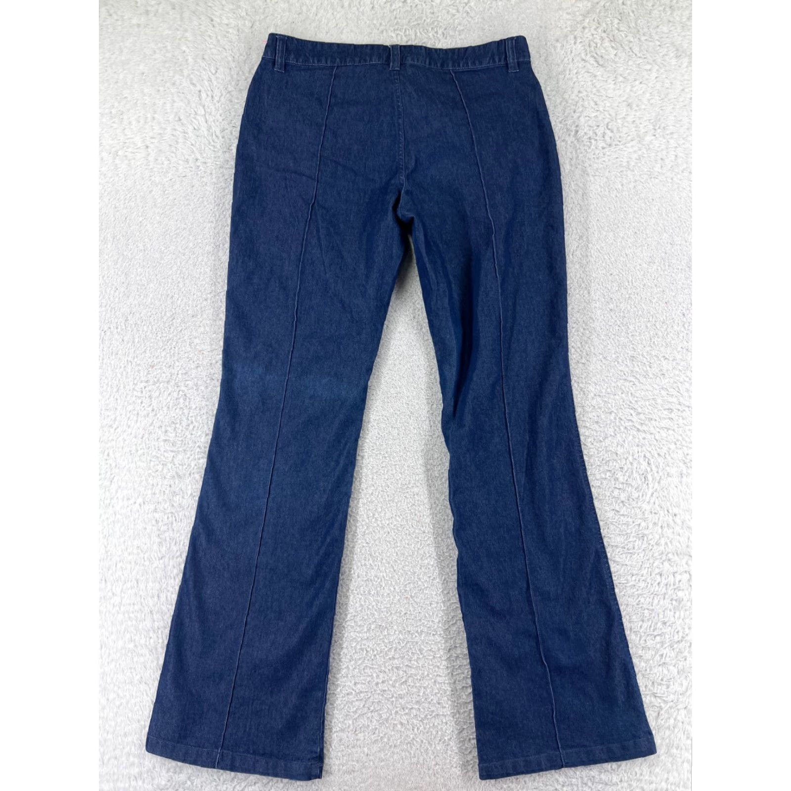 Tommy Hilfiger Tommy Hilfiger Jeans Women 4 Blue Denim Flared Low Rise Cotton Blend Vintage No Size 27" / US 4 / IT 40 - 2 Thumbnail