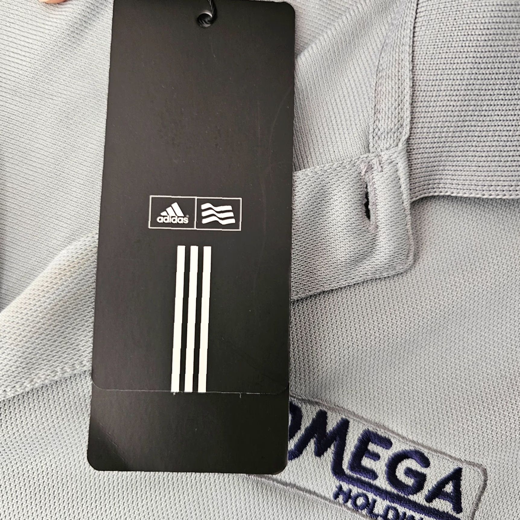Adidas Adidas Polo Shirt Men L Gray Climalite Golf Short Sleeve NEW Omega Size US L / EU 52-54 / 3 - 3 Thumbnail
