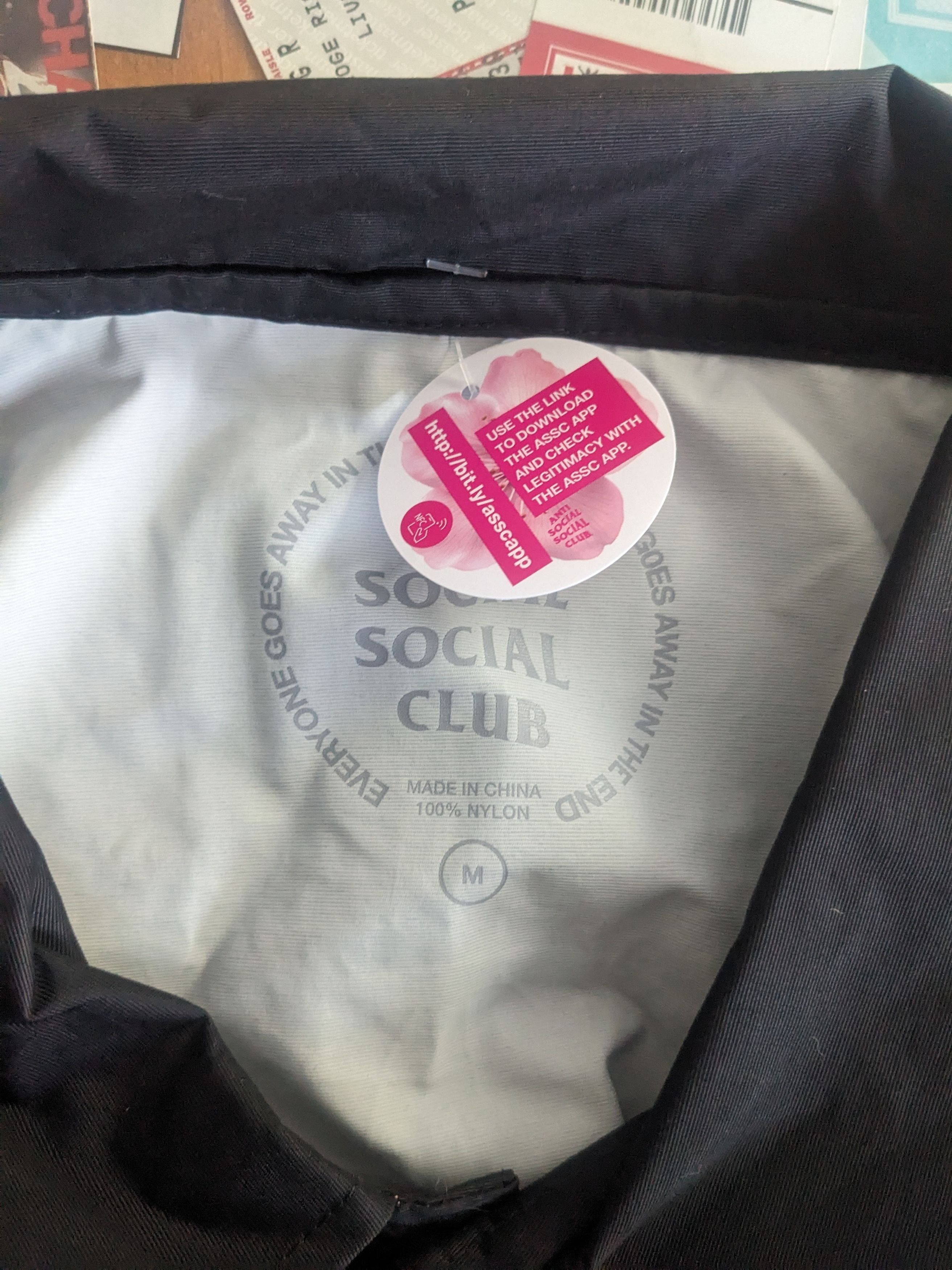 Anti Social Social Club × Undefeated Anti Social Social Club x Undefeated Position Coach Jacket Size US M / EU 48-50 / 2 - 5 Thumbnail
