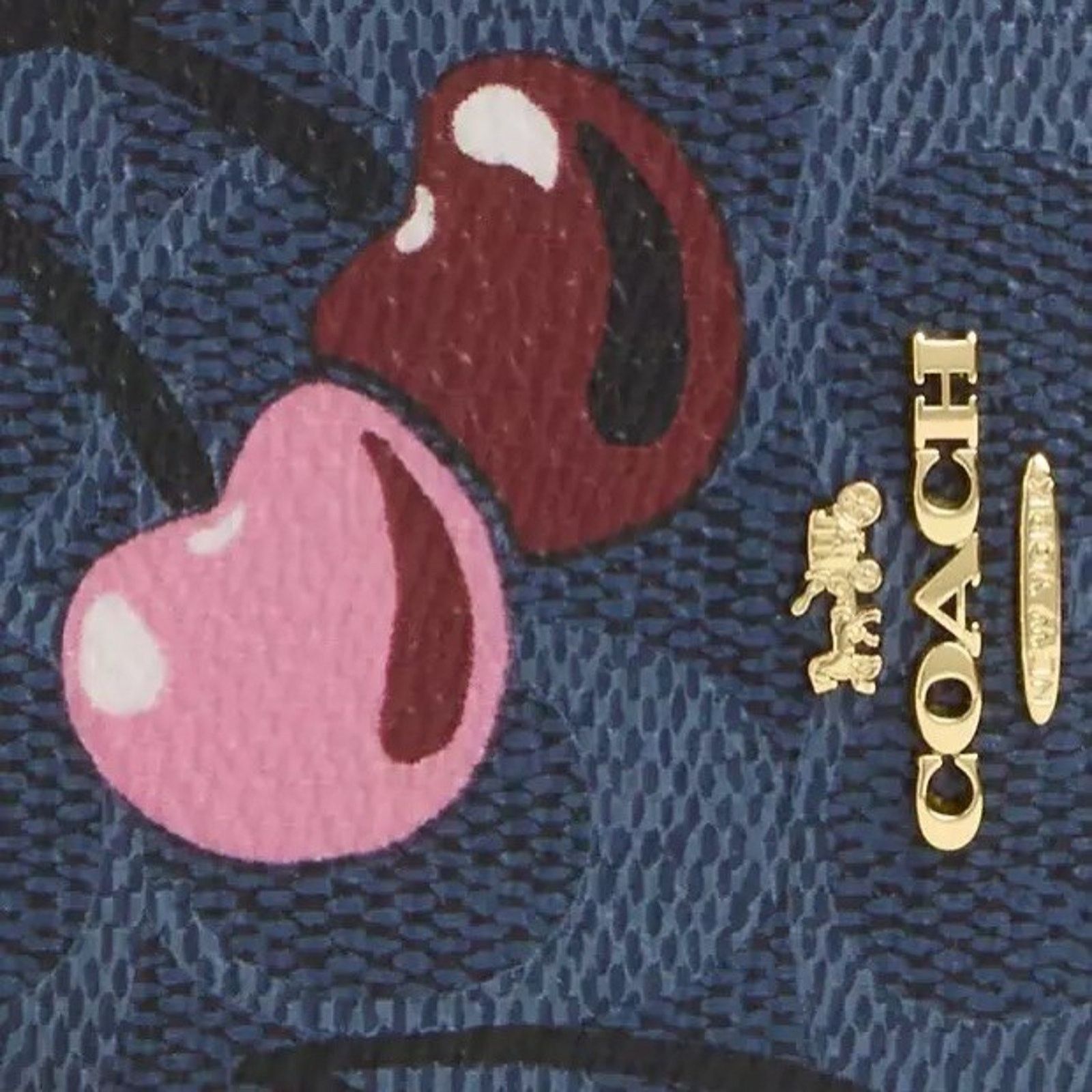 Coach NWT Coach Zip Card Case In Signature Canvas Cherry CZ468 Size ONE SIZE - 8 Thumbnail