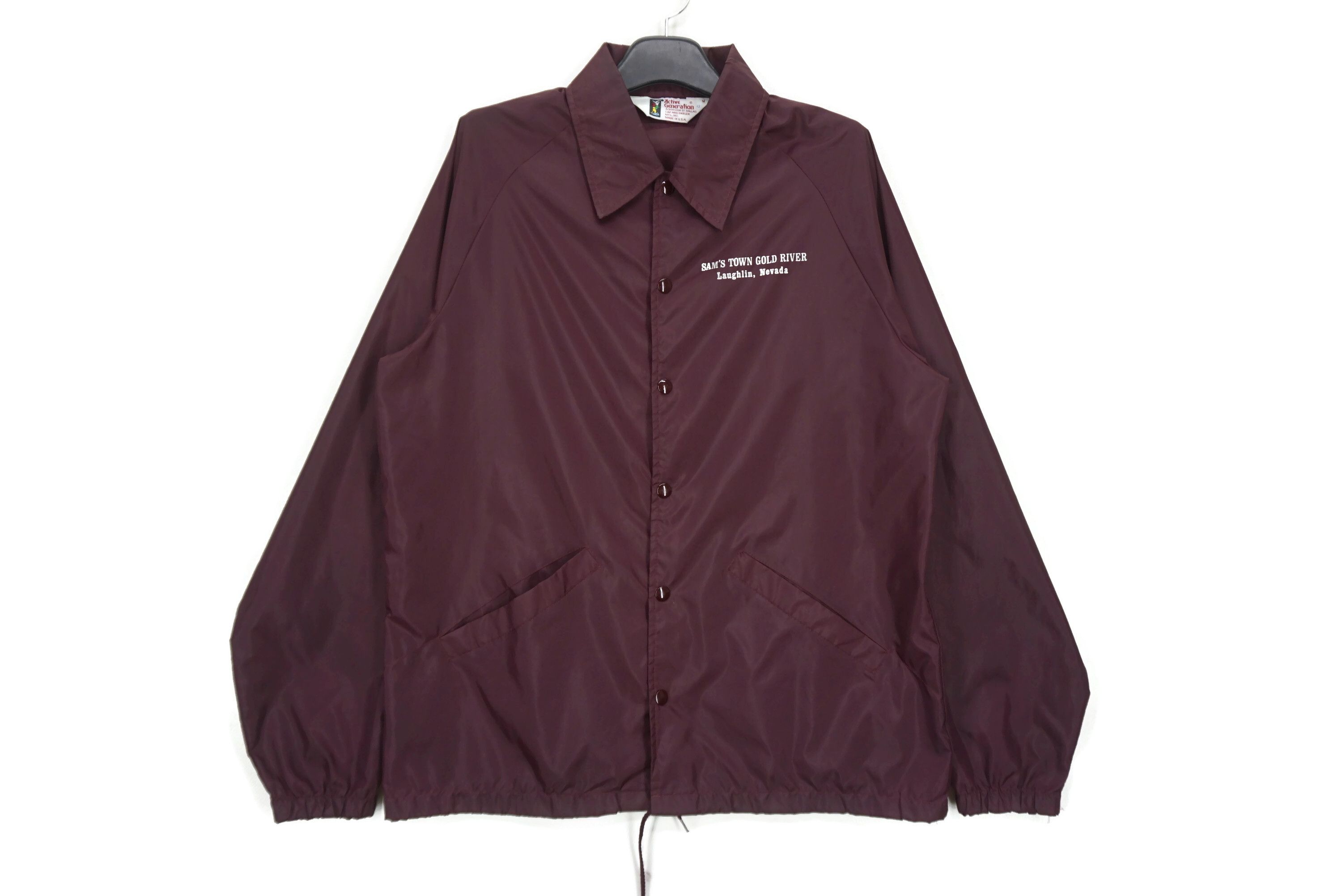 NCAA Vintage Sam's Town Gold River Laughlin Nevada Windbreaker Size US M / EU 48-50 / 2 - 2 Thumbnail