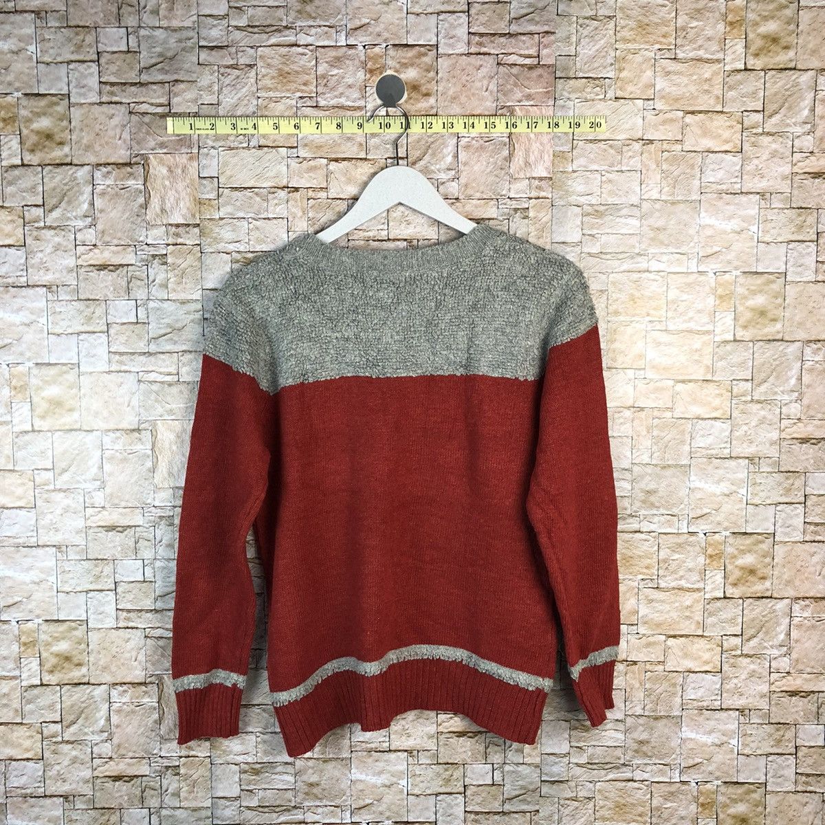 Vintage Nothen Truck Red Knitwear #A1217 Size M / US 6-8 / IT 42-44 - 13 Thumbnail