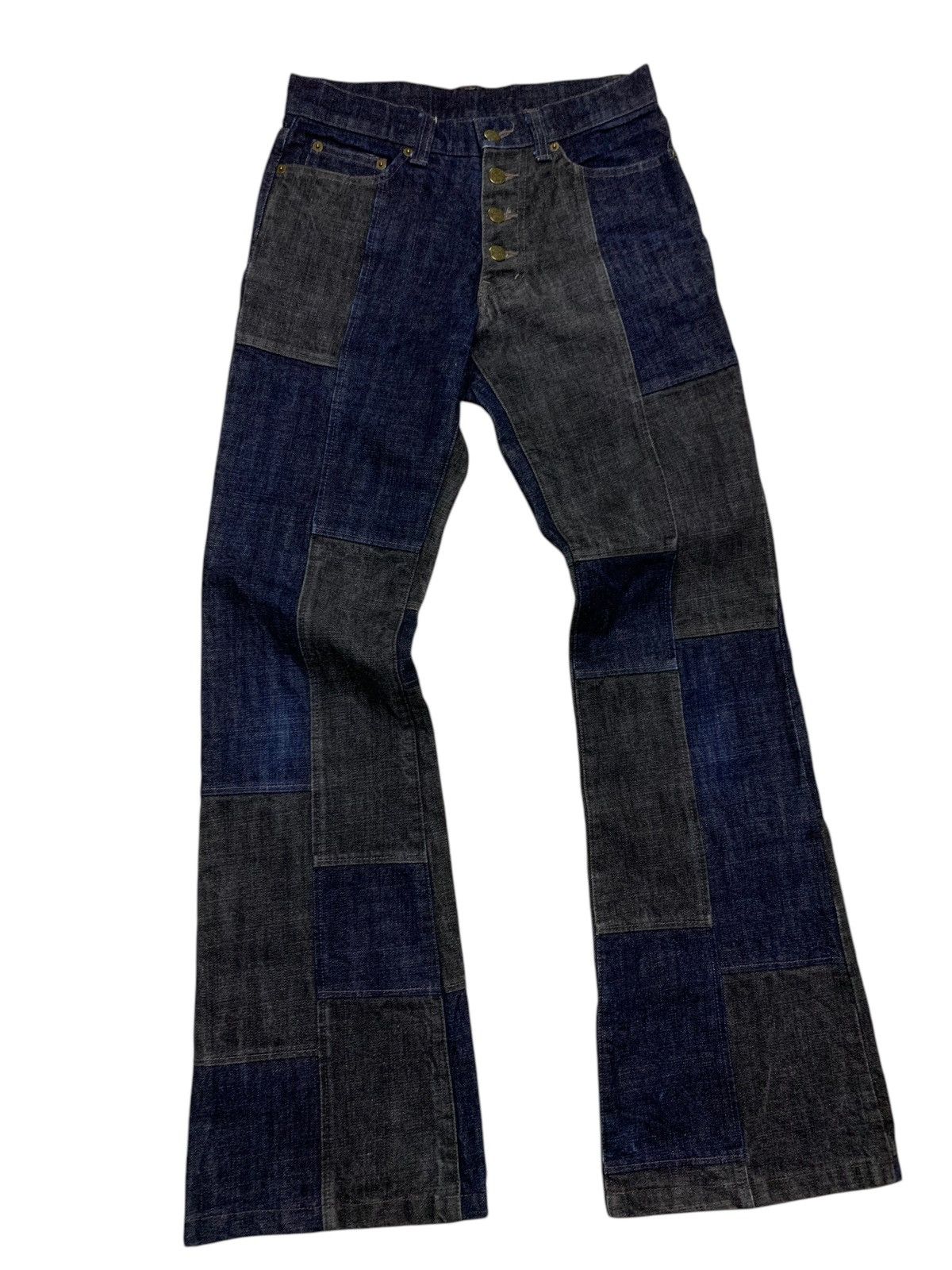 Tornado Mart Tornado mart patchwork jeans Size 29" - 4 Thumbnail