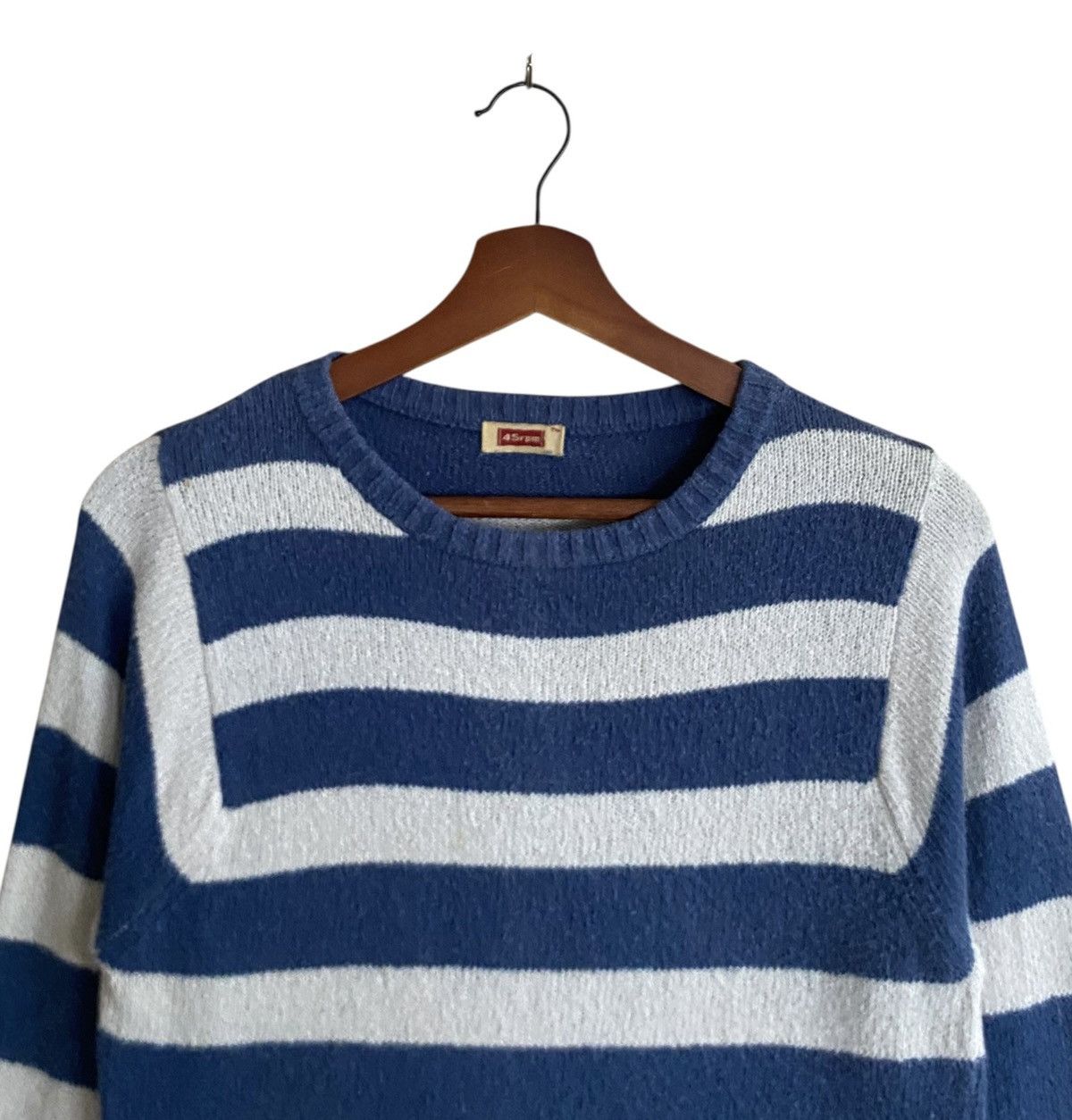 45rpm Vintage Japanese Brand 45 rpm Stripe Knitwear 1990s Size US M / EU 48-50 / 2 - 7 Thumbnail