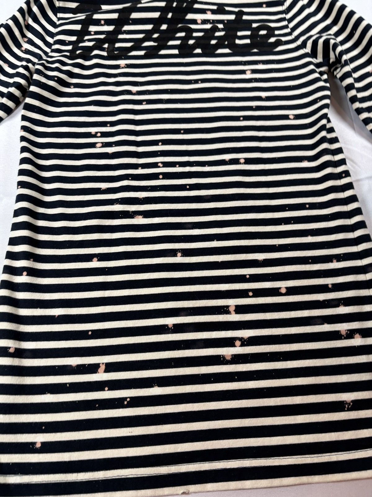 Off-White Off-White Distressed Striped Long Sleeve Tee EU Size US XS / EU 42 / 0 - 13 Thumbnail