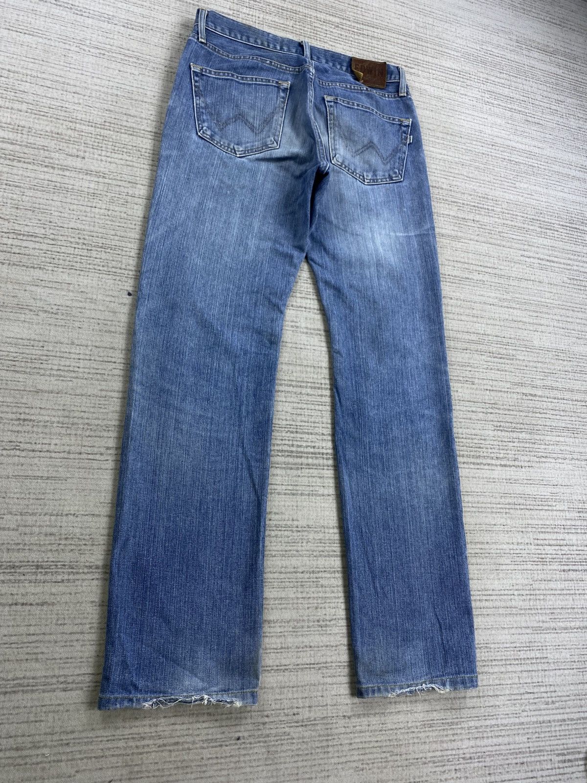 Edwin × Vintage Vintage Edwin 402 Japan Distressed Blue Denim Pants Size US 32 / EU 48 - 5 Thumbnail