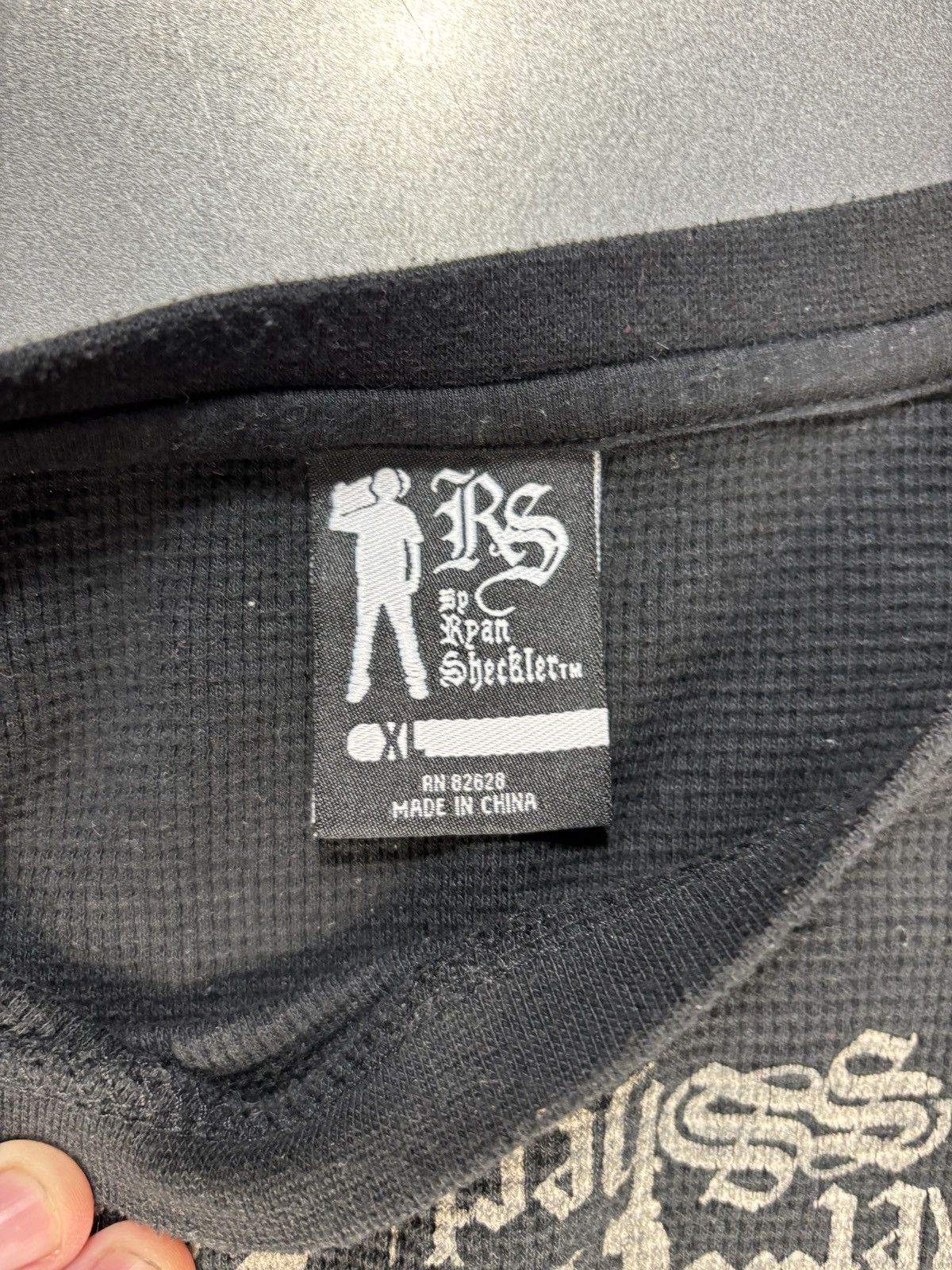 JCPenney Y2K RS by Ryan Sheckler Waffle Thermal ALP 2000s Thumb Hole Size US M / EU 48-50 / 2 - 4 Thumbnail