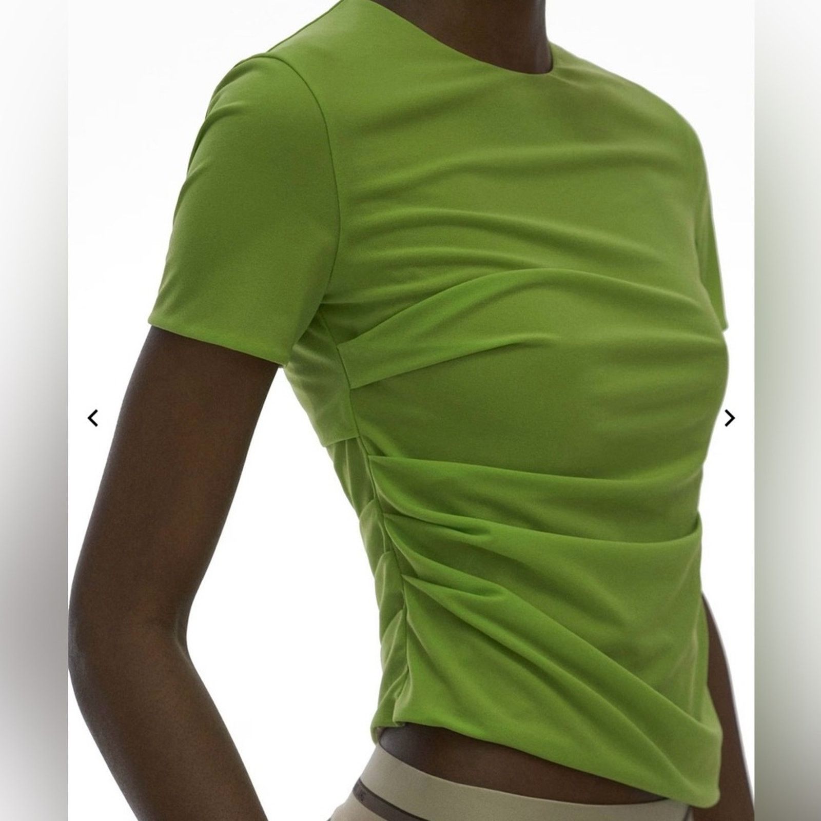 Helmut Lang NWT HELMUT LANG $245 Reversible Draped Mesh Top Size Small Size S / US 4 / IT 40 - 6 Thumbnail