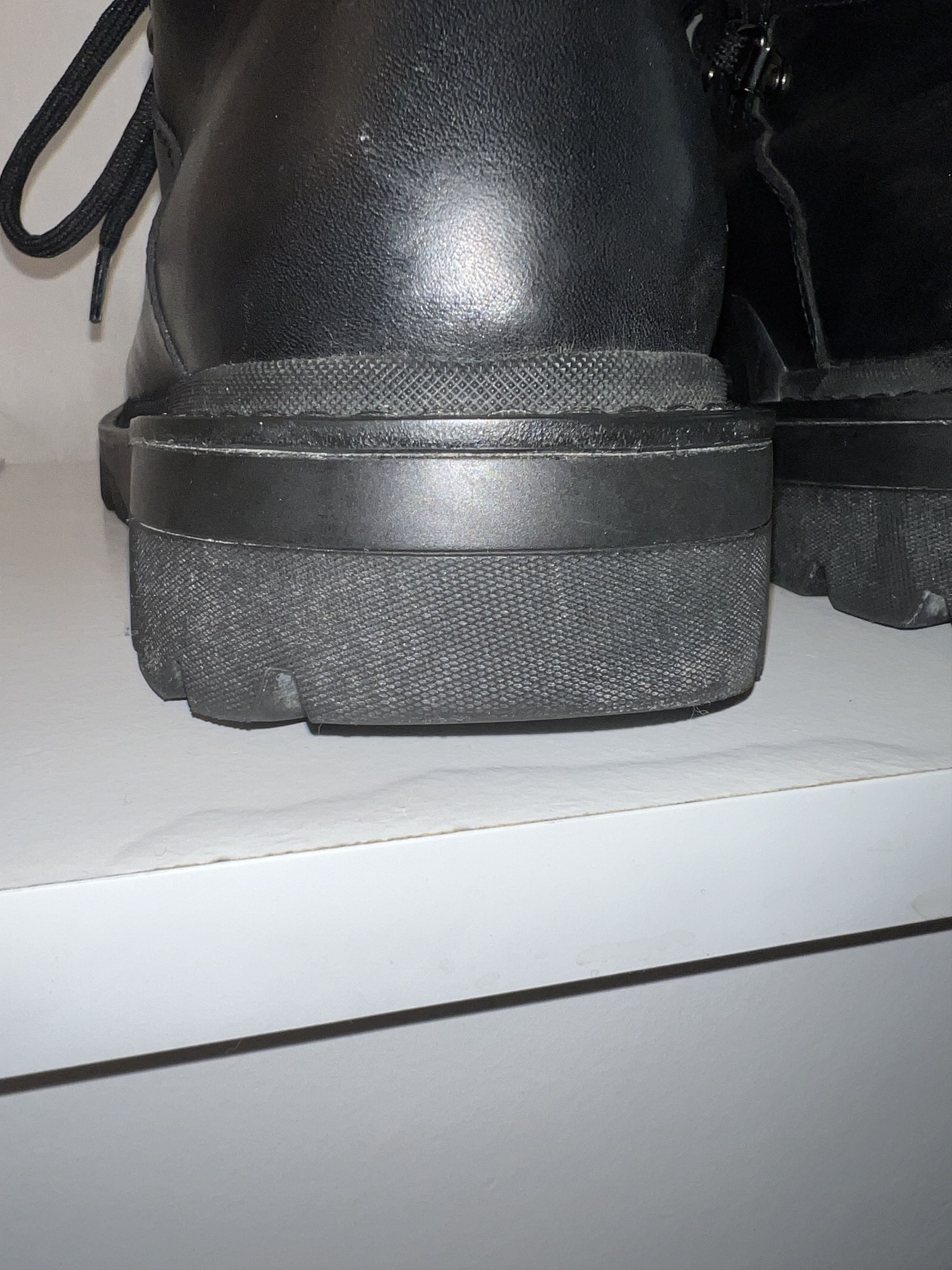 Moncler Moncler - Gently Worn Hiking Boot in Smooth Leather Size 11 Size US 11 / EU 44 - 13 Thumbnail