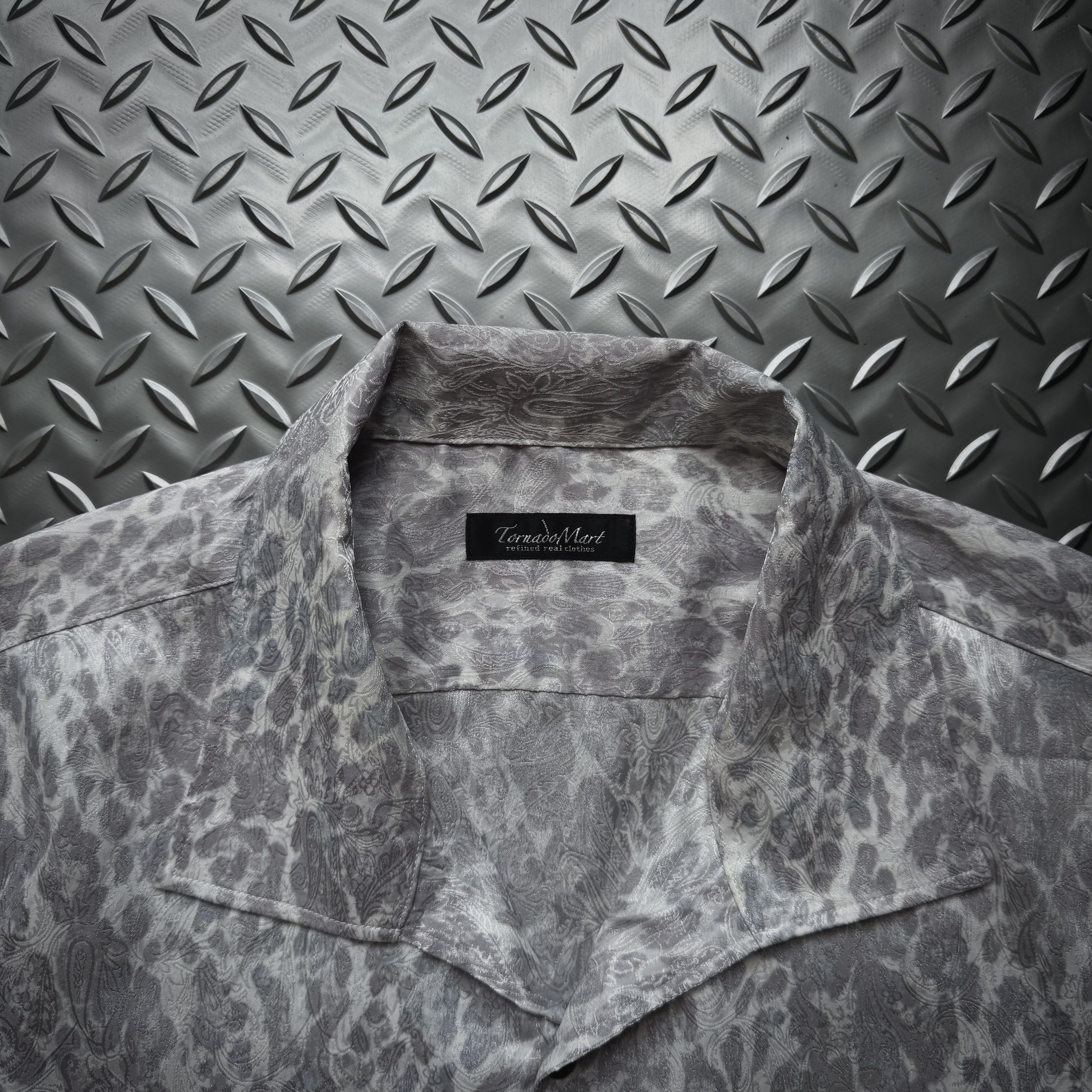 Tornado Mart Tornado Mart Lace-Up Pattern Shirt (Archive / Y2K) Size US L / EU 52-54 / 3 - 3 Thumbnail