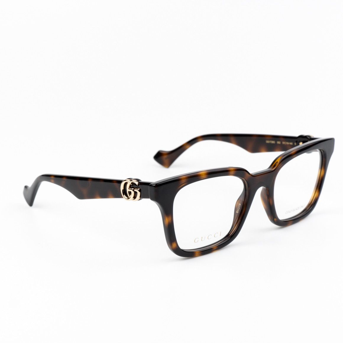 Gucci NEW Gucci GG1728O 002 Havana Square Women Eyeglasses Size ONE SIZE - 4 Thumbnail