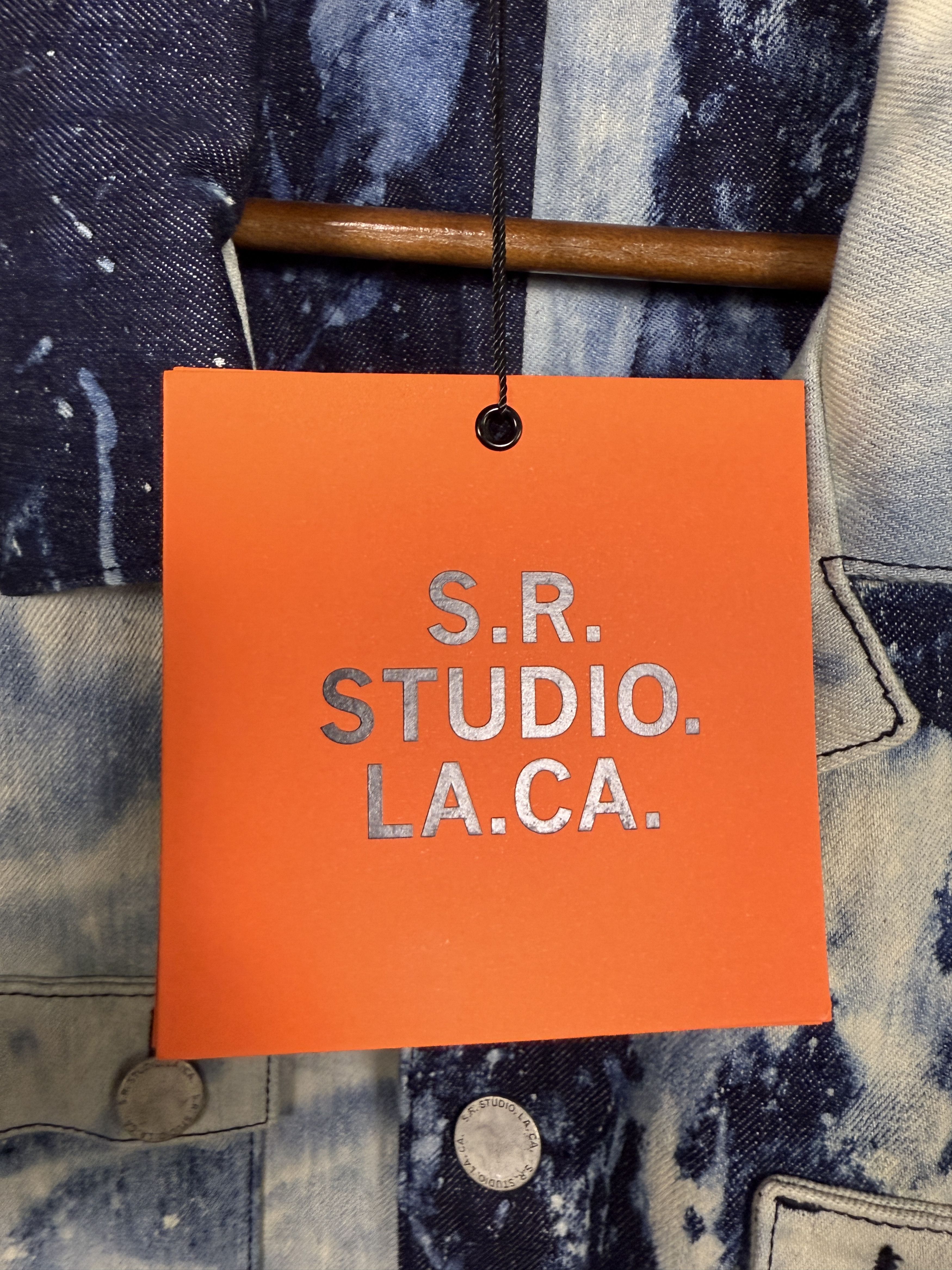 Sterling Ruby S.R. Studio Hand-Bleached Indigo Soto Barn Coat Size US XXL / EU 58 / 5 - 8 Thumbnail