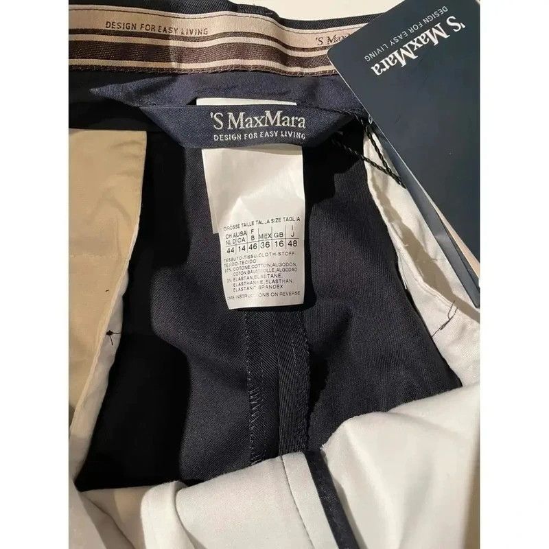 Max Mara Trousers, Max Mara Size 34" / US 12 / IT 48 - 3 Thumbnail