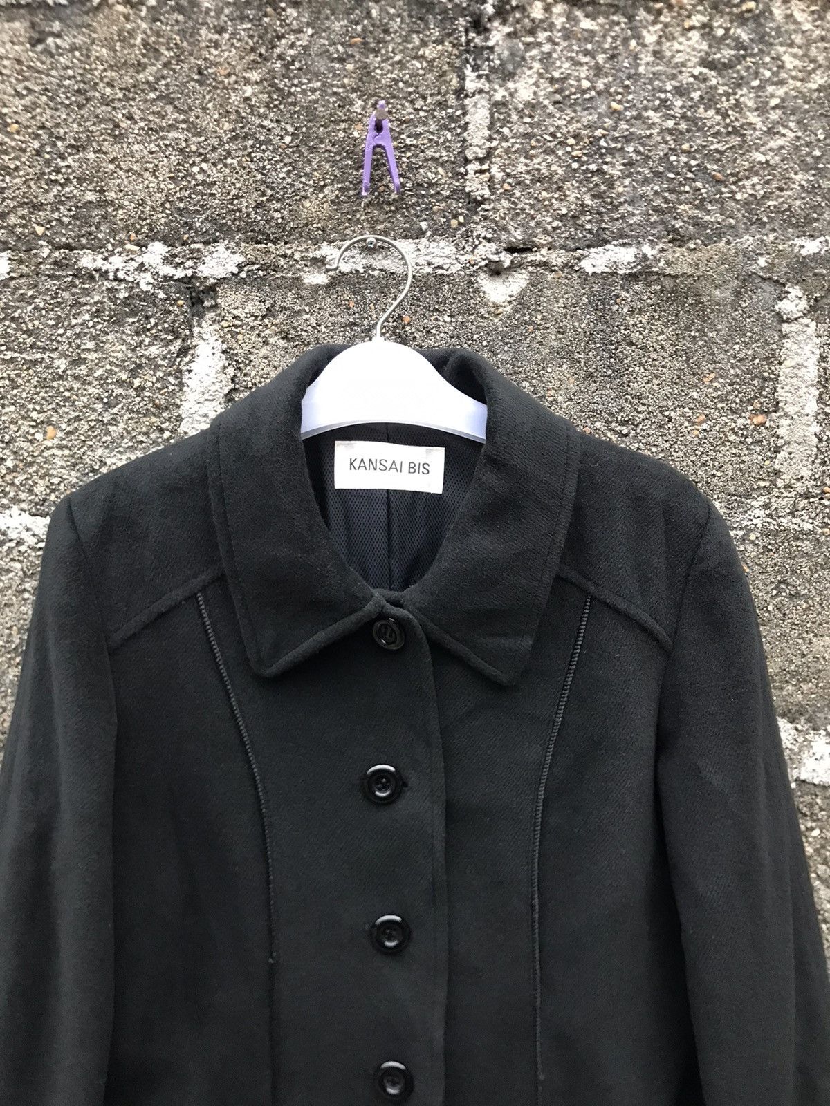 Kansai Yamamoto ⚡️Vintage Kansai Yamamoto Bis Button Coat Jacket Size S / US 4 / IT 40 - 5 Thumbnail