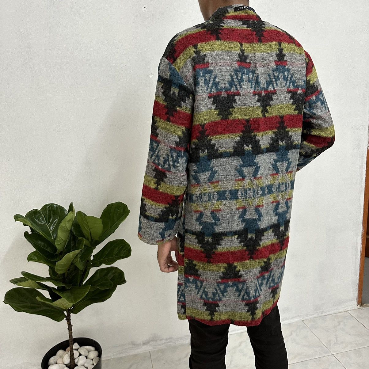 Raf by Raf Simons Vintage Raf Raf Navajo Long Cardigan Knitwear Size US S / EU 44-46 / 1 - 16 Thumbnail
