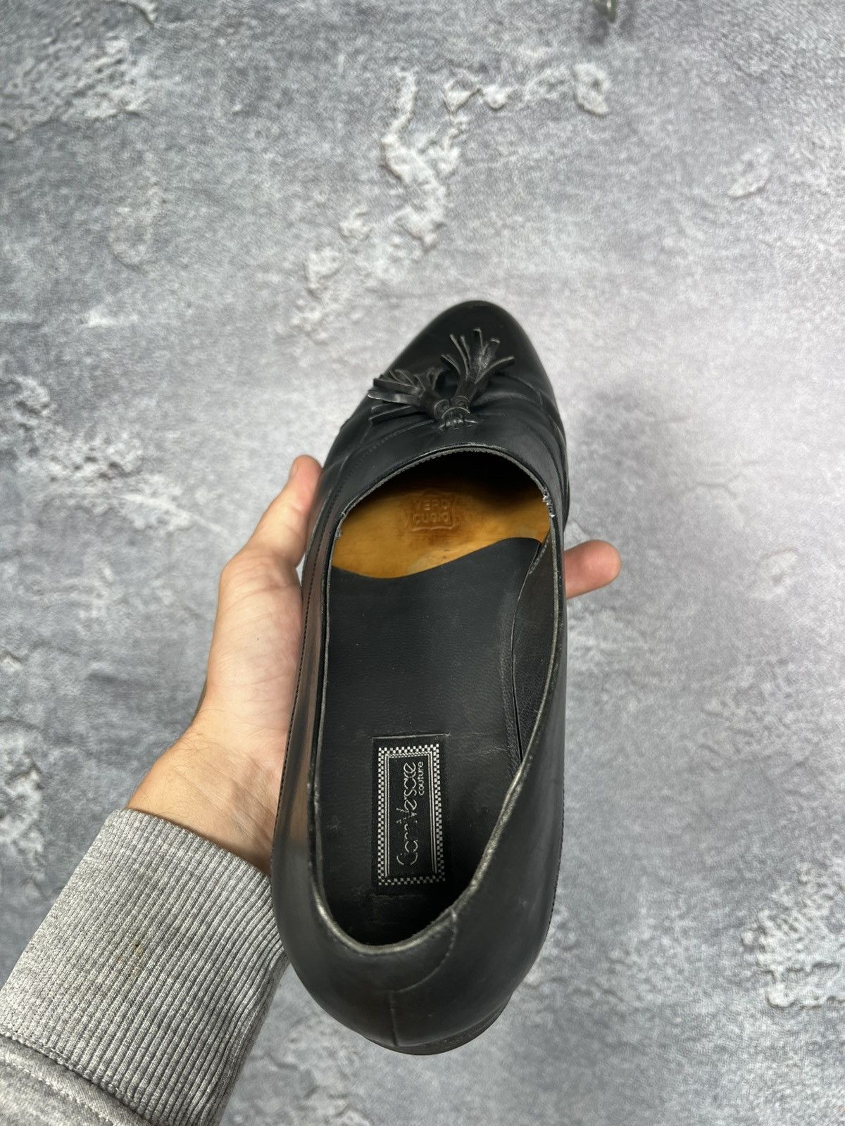 Versace Rare Vintage Gianni Versace Kittie Leather Loafers Shoes Size US 9 / EU 42 - 20 Thumbnail