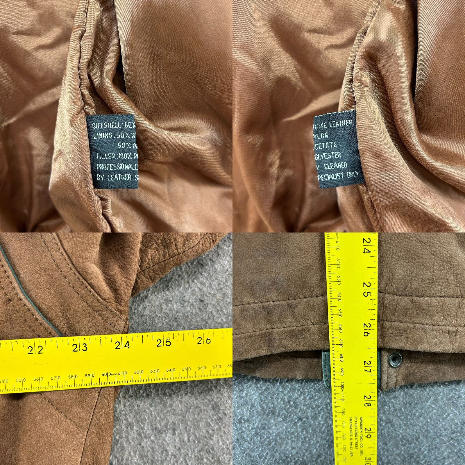 Vintage VINTAGE Beyond Leather Jacket Mens M Brown Bomber Genuine Flight Aviator 90s Casual Zip Full Zip Lined 80s Western 90s Riding Mens Size US M / EU 48-50 / 2 - 11 Thumbnail
