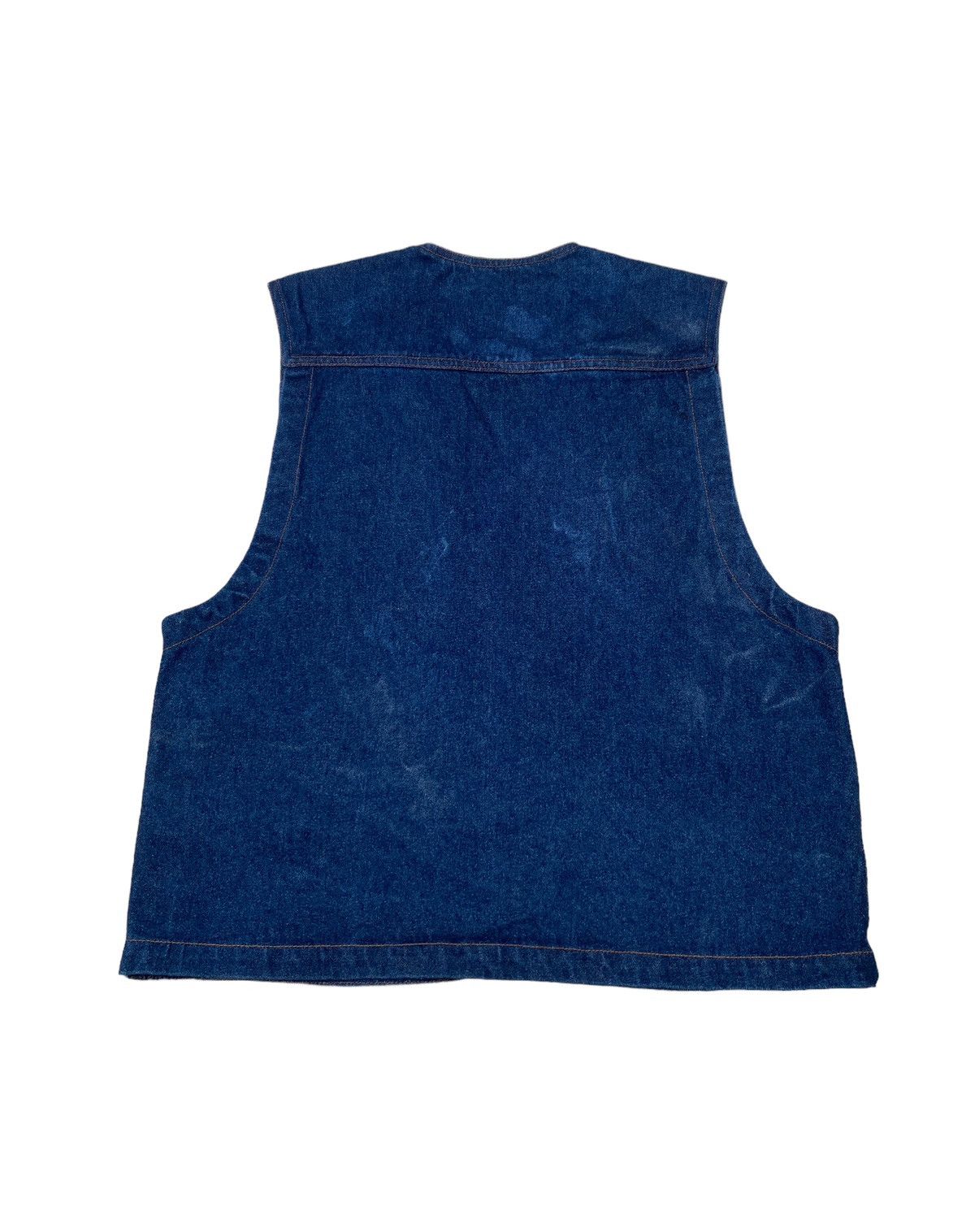 Designer × Japanese Brand × Vintage Vintage Japanese Brand Fresco Denim Vest 2000s Size US L / EU 52-54 / 3 - 2 Thumbnail