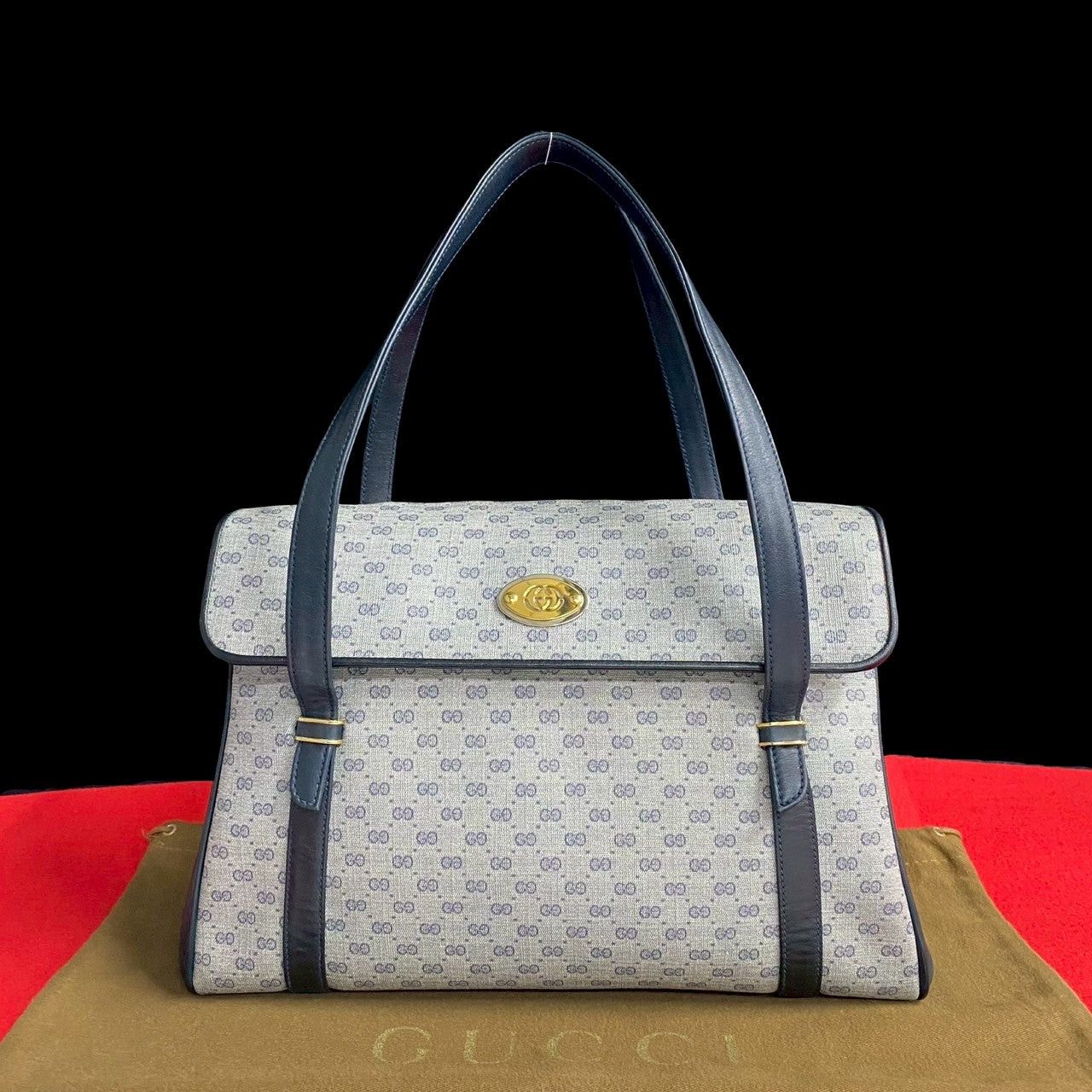 Gucci Gucci Handbag Blue Leather Size ONE SIZE - 1 Thumbnail