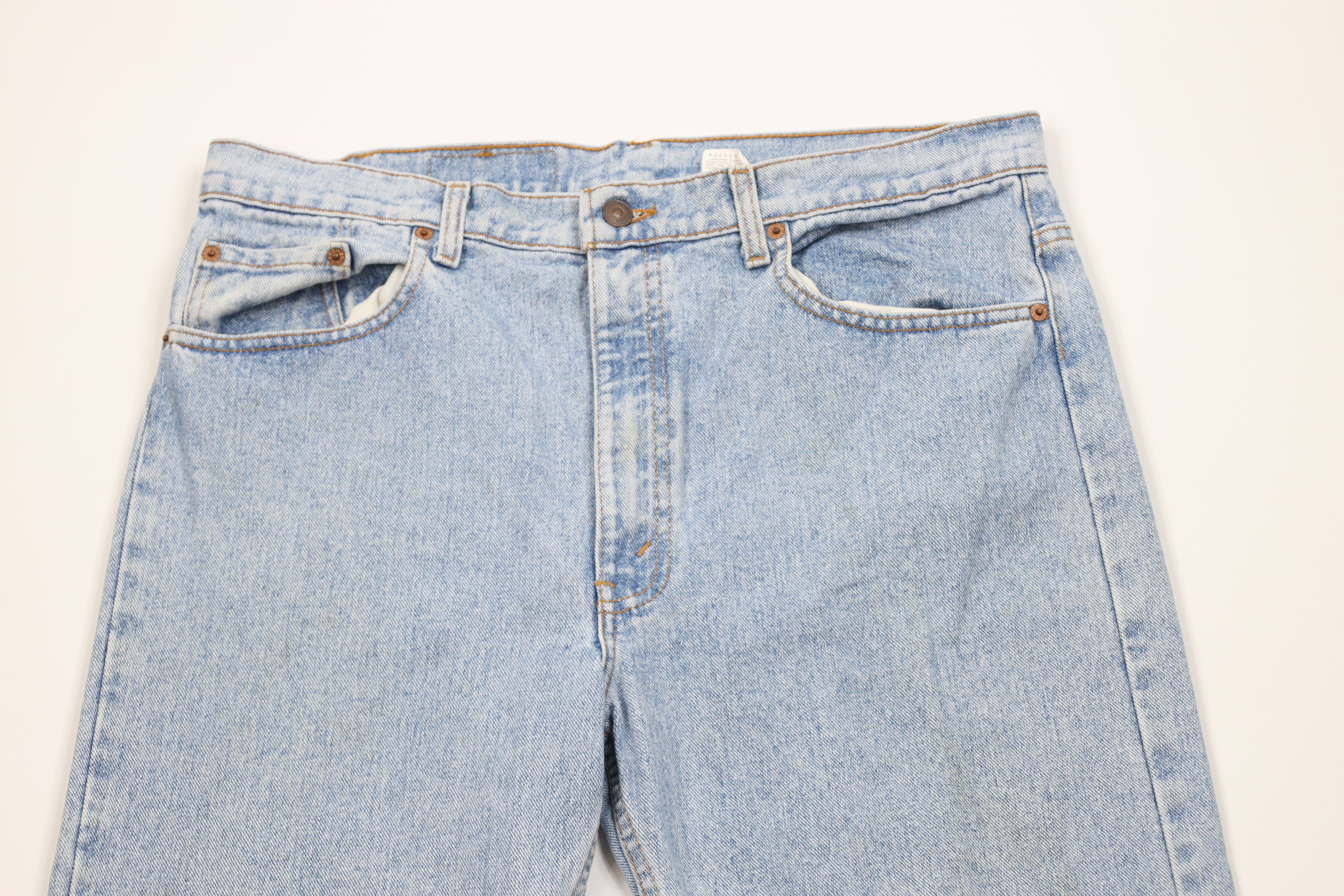 Levi's Vintage 90s Levis 505 Regular Fit Denim Jeans Blue USA Size US 38 / EU 54 - 2 Thumbnail