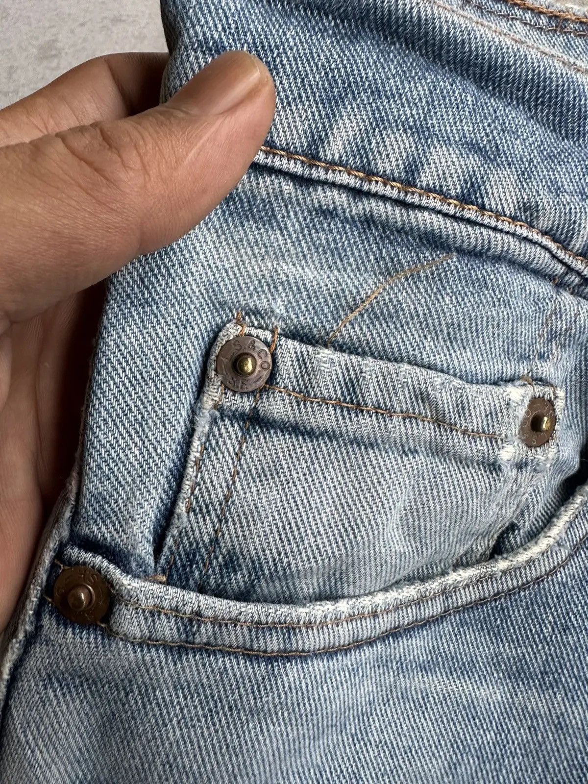 LVC 1990’s Vintage LEVI’S 511-0217 Distressed Denim J09 Pants Size US 30 / EU 46 - 8 Thumbnail