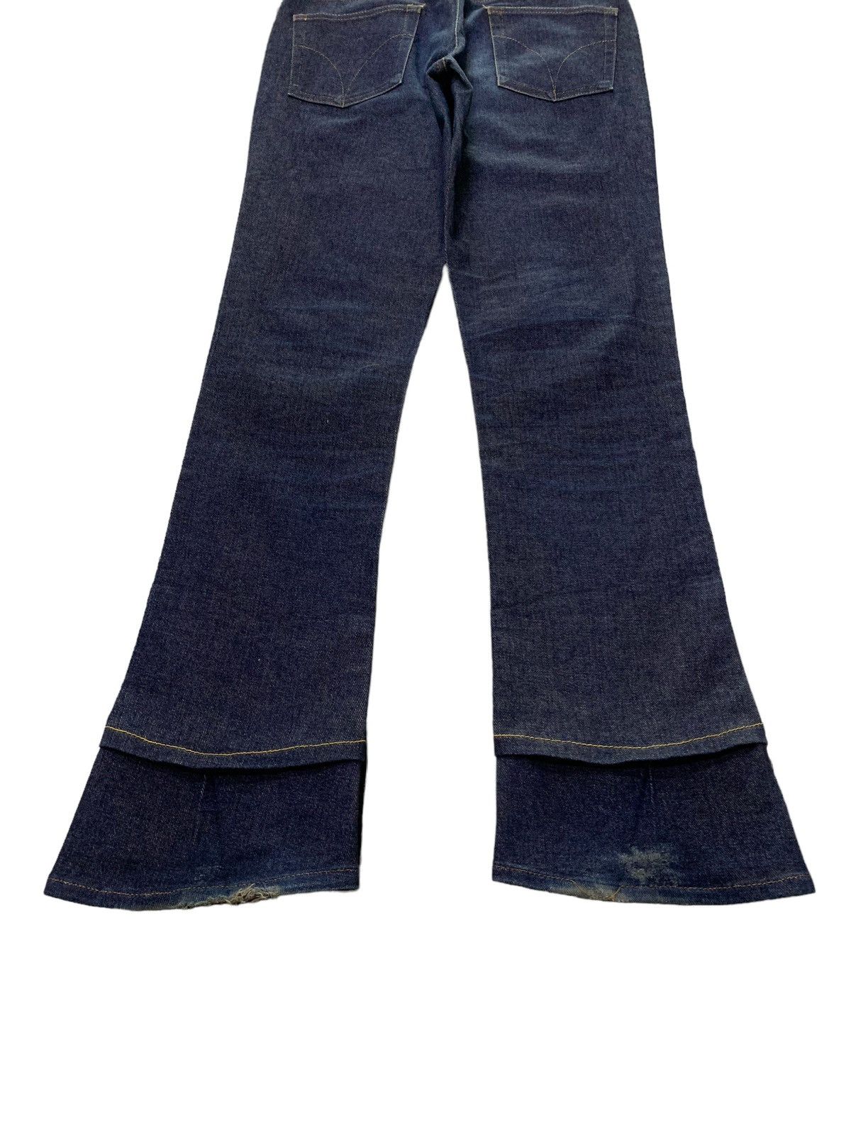 Hysteric Glamour × Vintage Vintage Hysteric Glamour Flared Double Layered Denim Pants Size US 29 - 8 Thumbnail