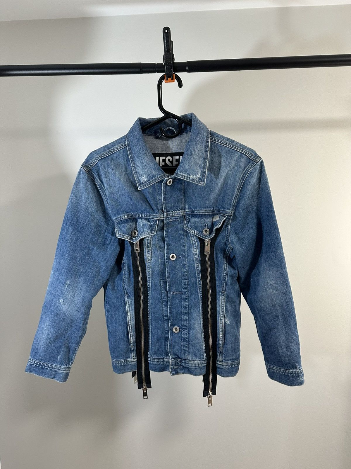 Diesel Diesel Denim Zipper’D Jacket Size XS / US 0-2 / IT 36-38 - 4 Thumbnail