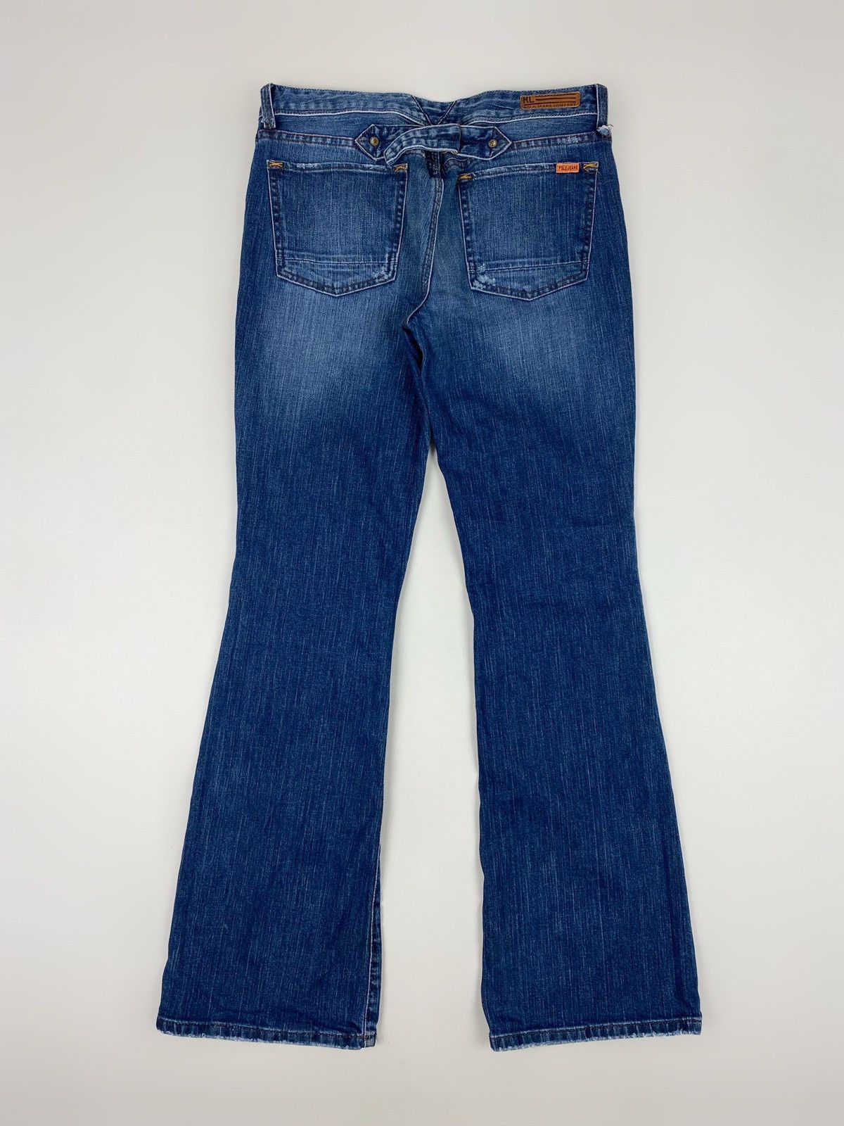 Polo Ralph Lauren Y2K Vintage Polo Jeans Low Rise Buckleback Bootcut Denim 29 Size 29" - 6 Thumbnail