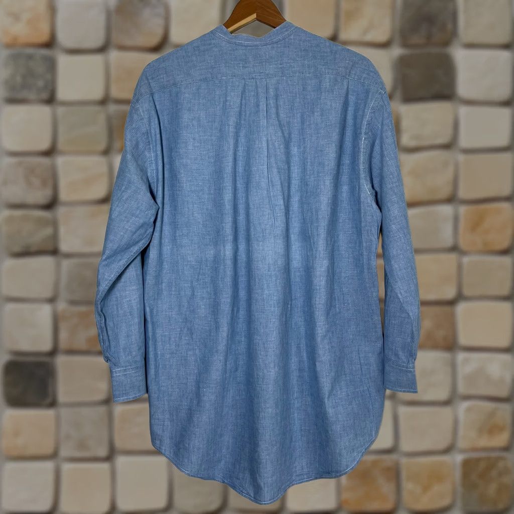 Ralph Lauren Ralph Lauren Country Shirt Mens Vintage 90s Long Sleeve Button Cotton Chambray Sz L Blue Size US L / EU 52-54 / 3 - 1 Thumbnail