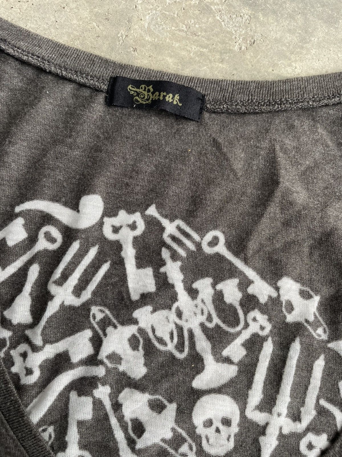 14th Addiction × If Six Was Nine × Japanese Brand Vintage Barak Skull Longsleeve Ifsixwasnine Size M / US 6-8 / IT 42-44 - 5 Thumbnail