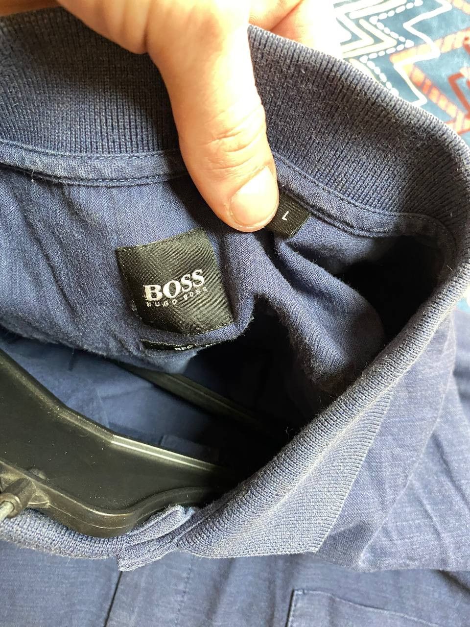 Hugo Boss × Vintage Hugo Boss Long Sleeve Button Up Dress Shirt Size US L / EU 52-54 / 3 - 3 Thumbnail