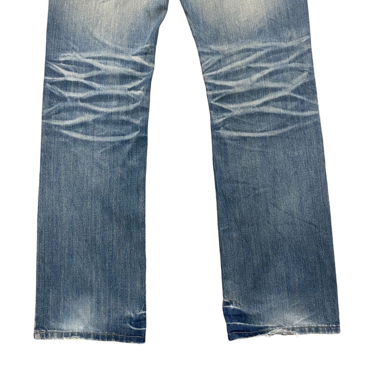 Japanese Brand CRAZY LEOPARD Denim Poker Jeans Ripped Size US 32 / EU 48 - 15 Thumbnail