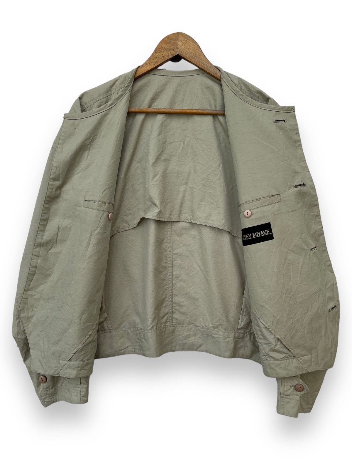 Issey Miyake 🔥S/S 1990 ISSEY MIYAKE BONDAGE POCKET BOMBER JACKET Size US L / EU 52-54 / 3 - 5 Thumbnail