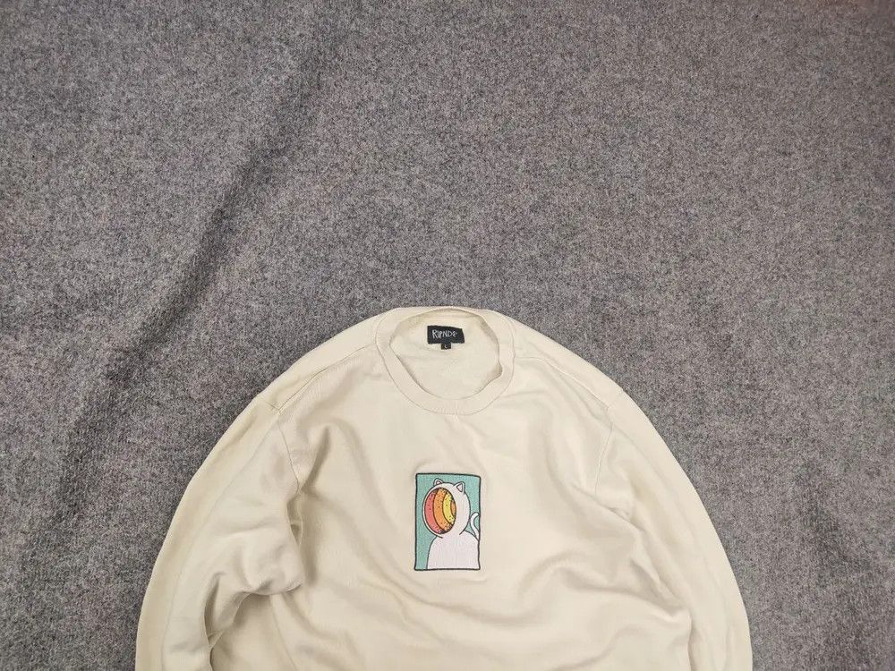 RIPNDIP RIPNDIP Open Mind Crew Neck Embroidered Logo Sweatshirt Size US L / EU 52-54 / 3 - 2 Thumbnail