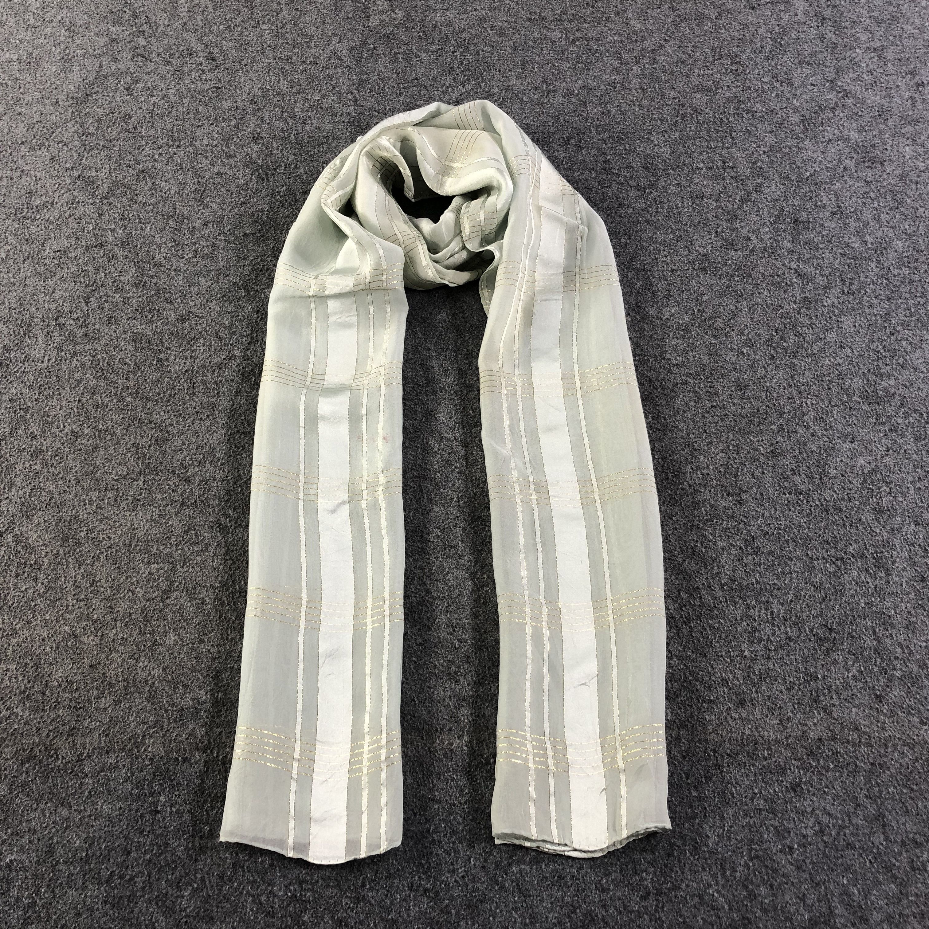 Oscar De La Renta Oscar De La Renta Silk Stole Silk Scarf M814 Size ONE SIZE - 1 Thumbnail