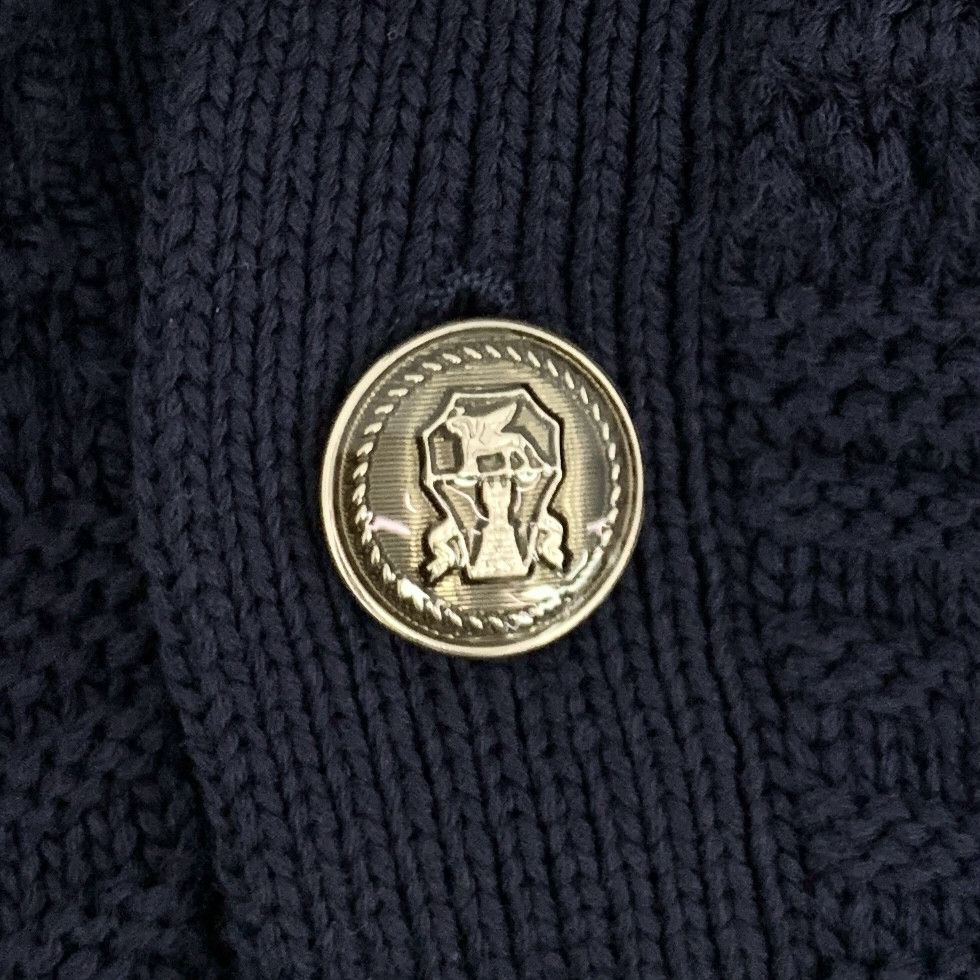 Brunello Cucinelli Brunello Cucinelli Jacquard Cardigan Navy (52) Size US L / EU 52-54 / 3 - 5 Thumbnail