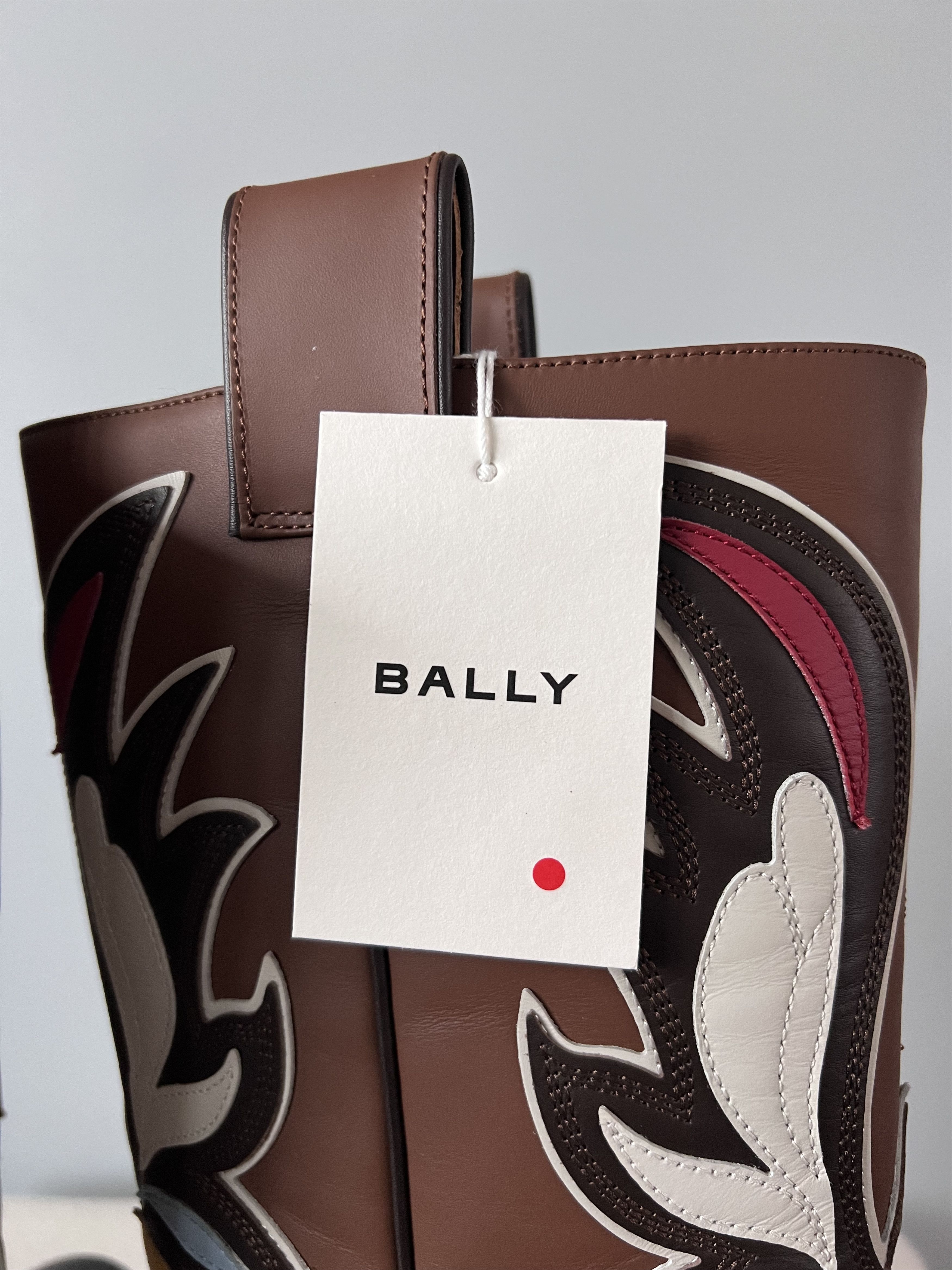 Bally Bally Curling Chambery Western Boots in Brown Leather Size US 9 / EU 42 - 8 Thumbnail