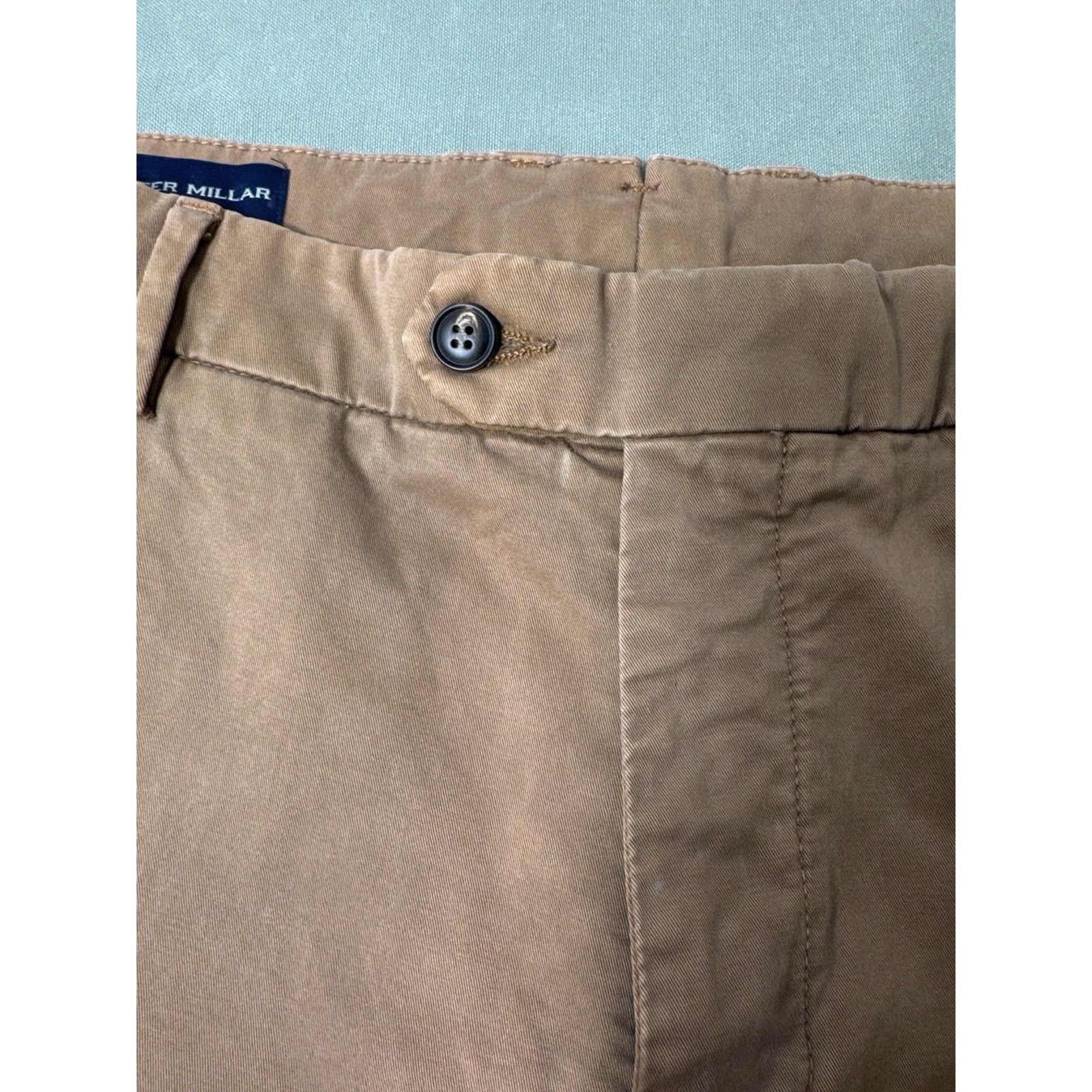 Peter Millar Peter Millar Collection Mens Chino Pants 36 Khaki Stretch Size US 36 / EU 52 - 11 Thumbnail