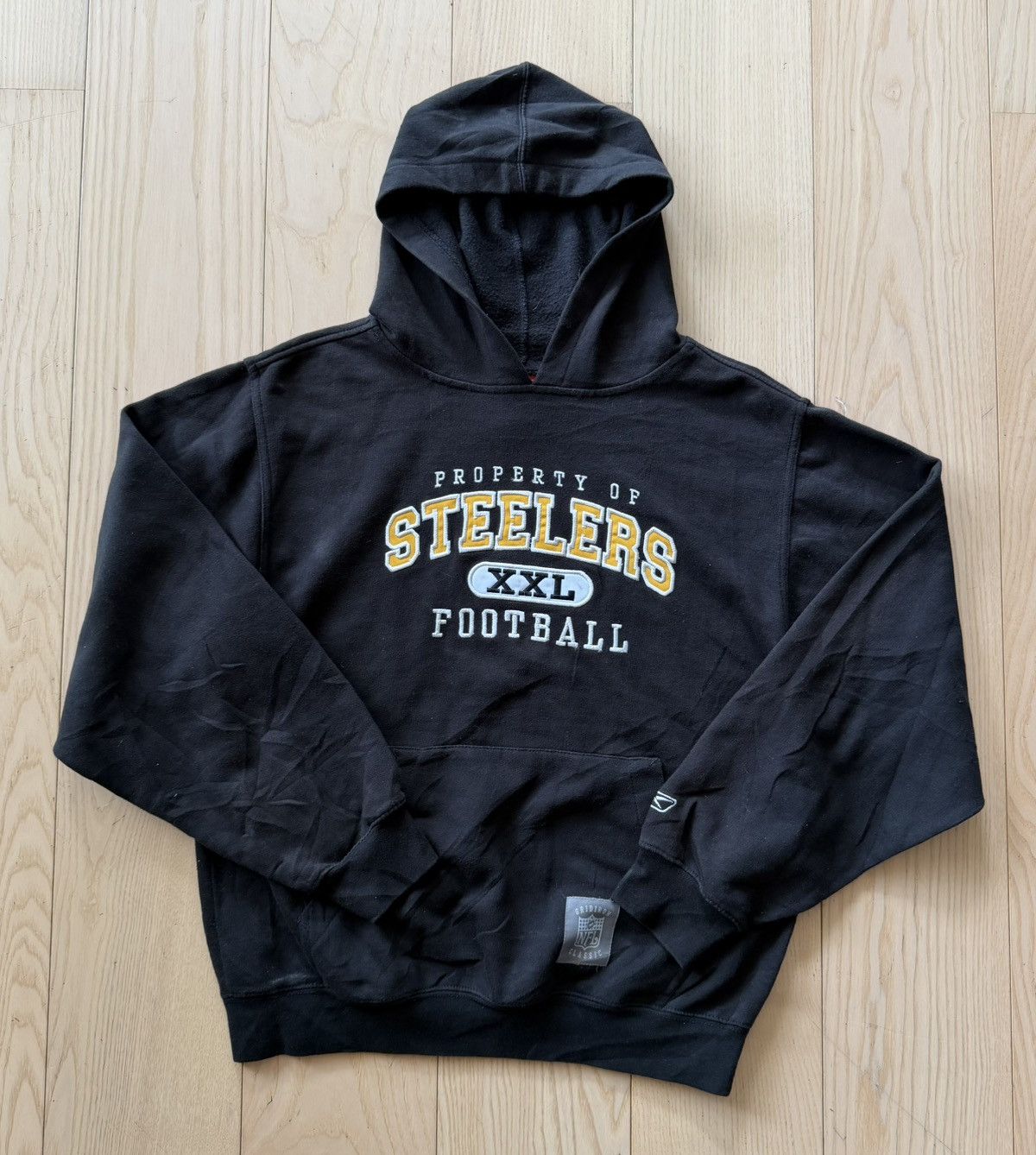 NFL Vintage Pittsburgh Steelers Football Hoodie Y2K Black Small Size US S / EU 44-46 / 1 - 1 Thumbnail