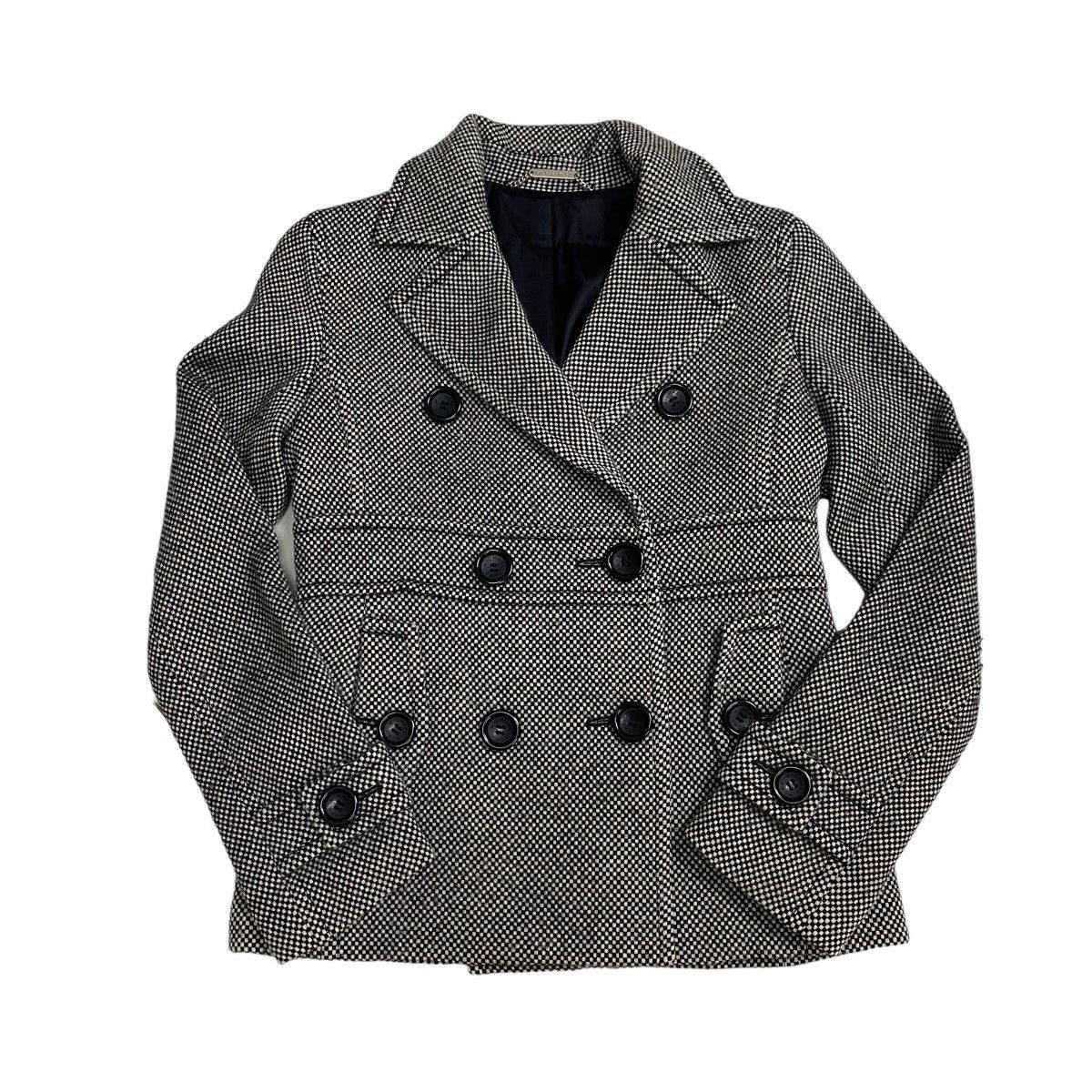 Michael Kors Michael Michael Kors peacoat double button, block check Size S / US 4 / IT 40 - 6 Thumbnail