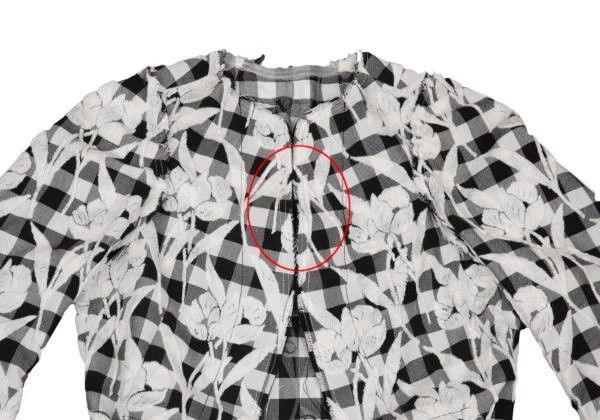 Comme des Garcons Comme des Garcons Black retro plaid flower coat Size M / US 6-8 / IT 42-44 - 4 Thumbnail