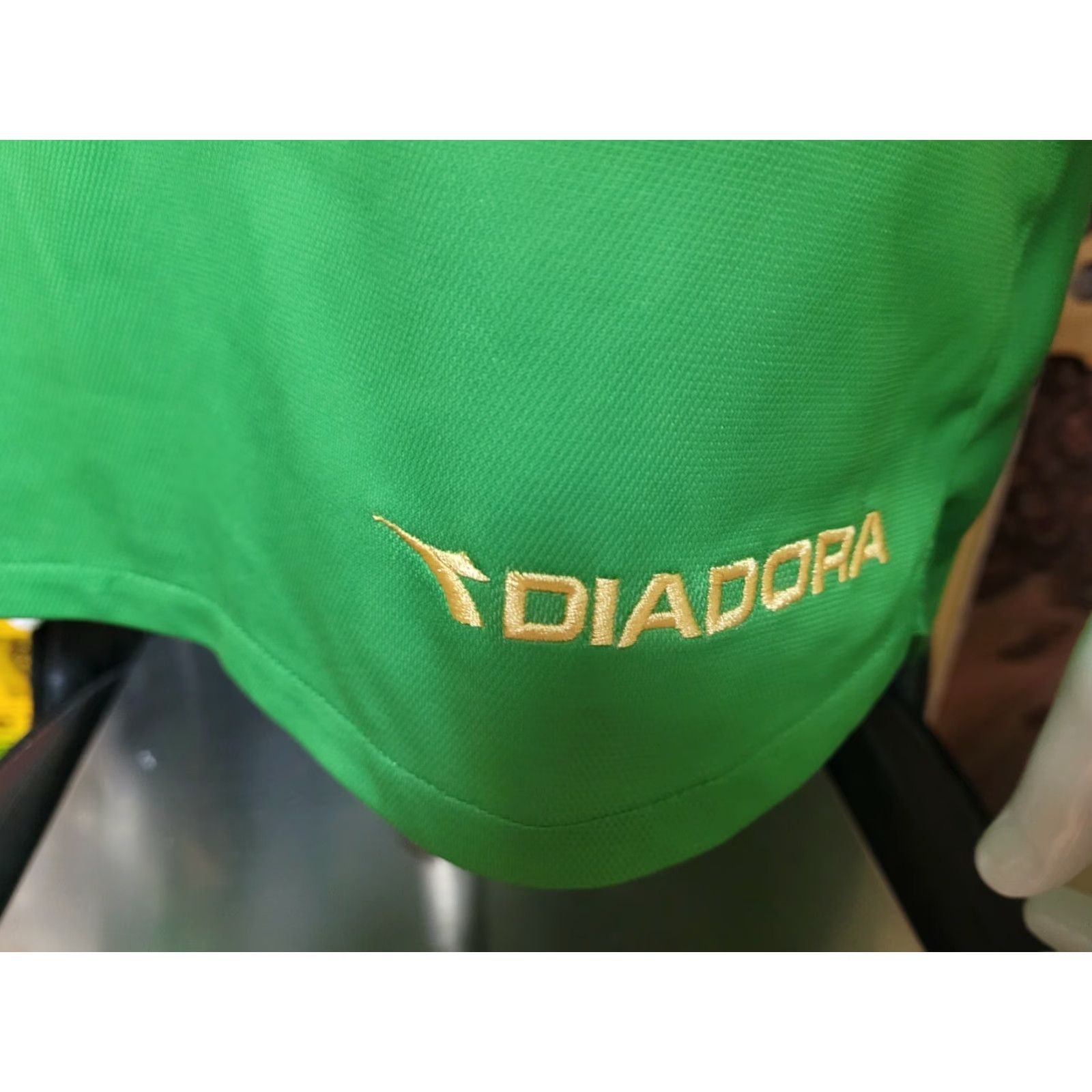 Diadora Diadora Soccer Jersey Shirt Green Galaxy Short Sleeve Medium Mens Size US M / EU 48-50 / 2 - 4 Thumbnail