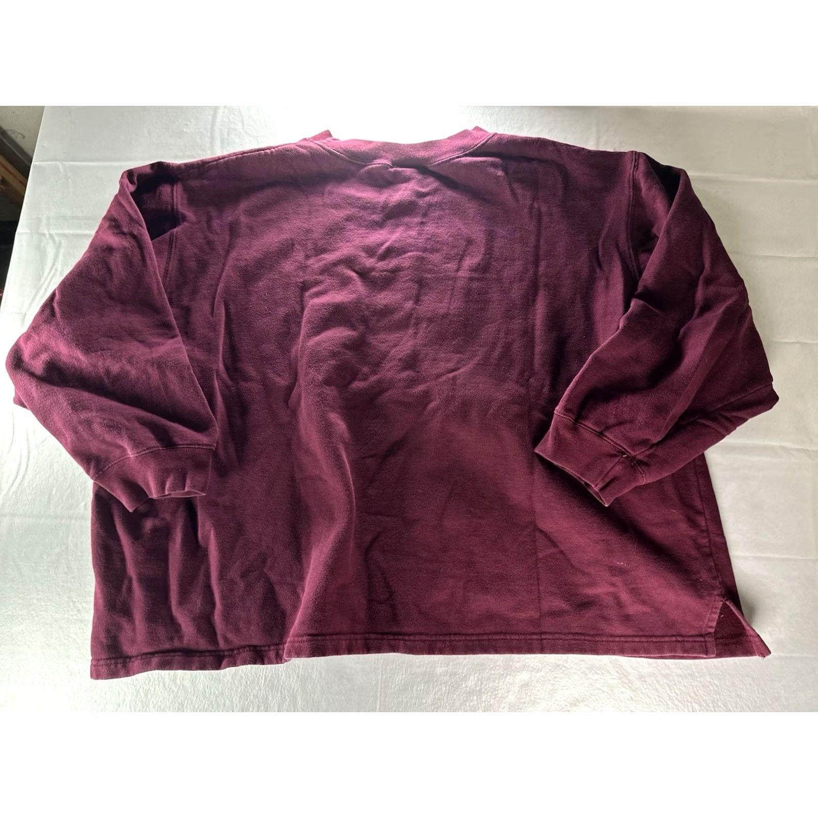 Logo 7 M&M's Embroidered Classic Logo Patch Brown Sweater Womens XL Maroon Crewneck Size XL / US 12-14 / IT 48-50 - 2 Thumbnail