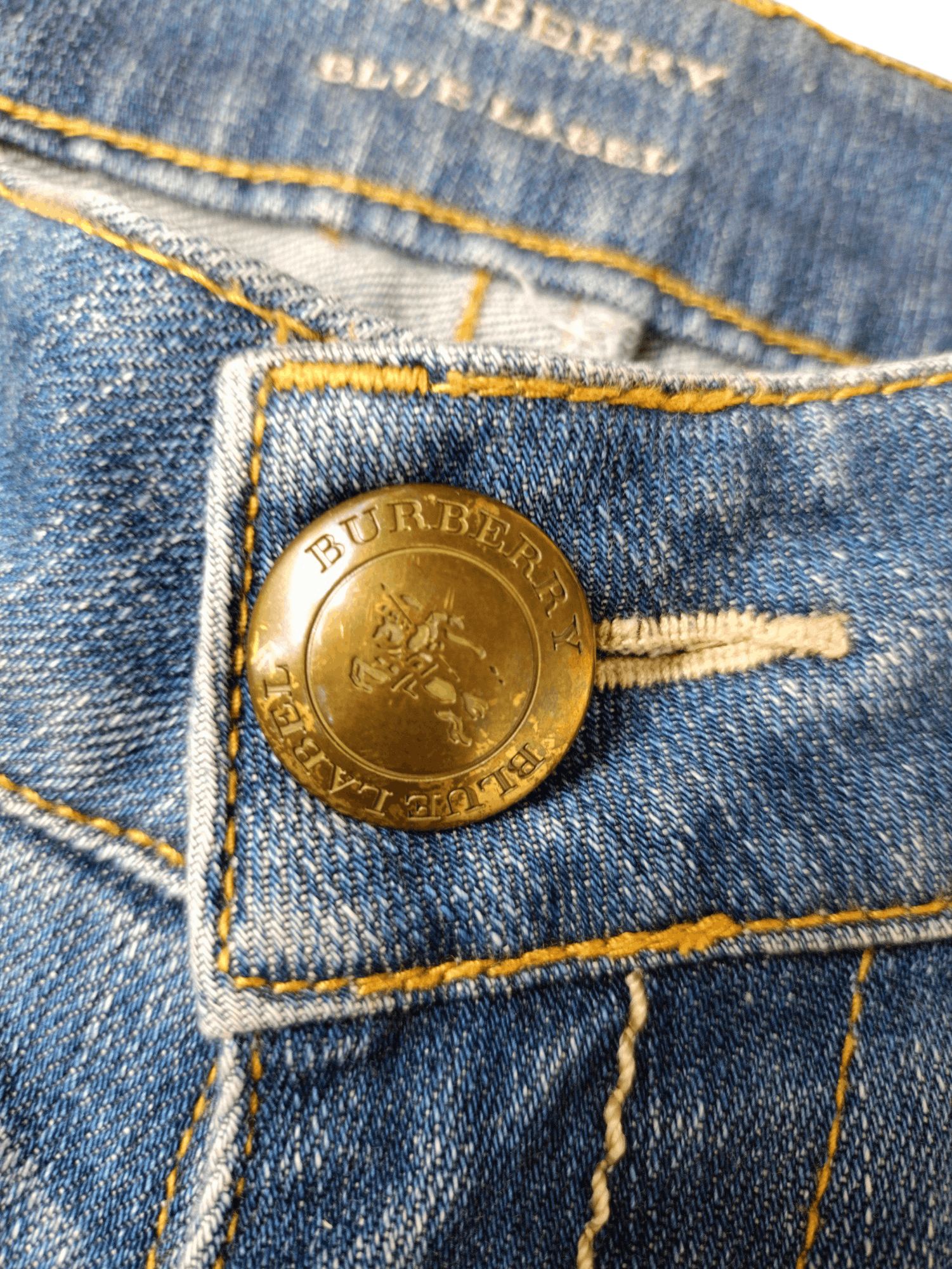 Burberry × Vintage Burberry London Blue Label Vintage Streetwear Denim Bootcut Size 25" / US 0 / IT 36 - 3 Thumbnail