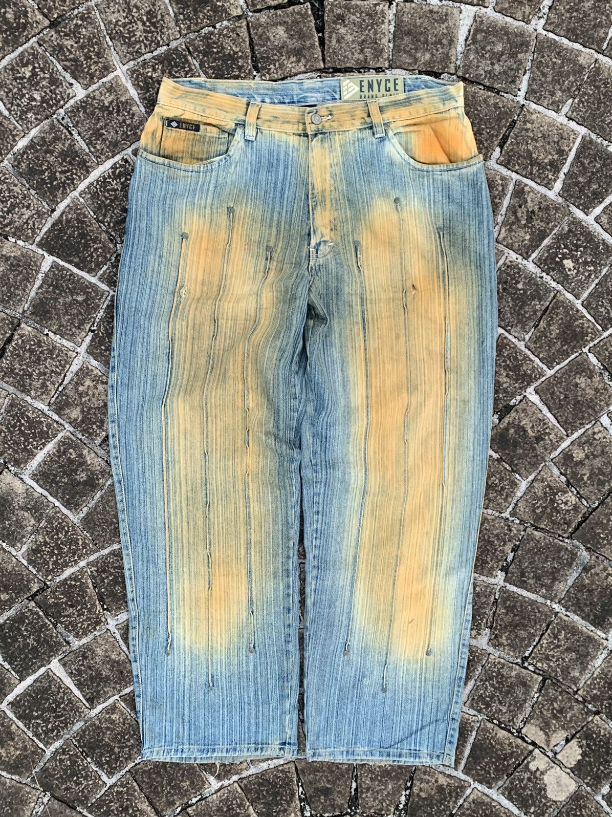 Japanese Brand × Vintage RARE* Vintage Enyce Grand Denim Jeans Size US 36 / EU 52 - 1 Thumbnail