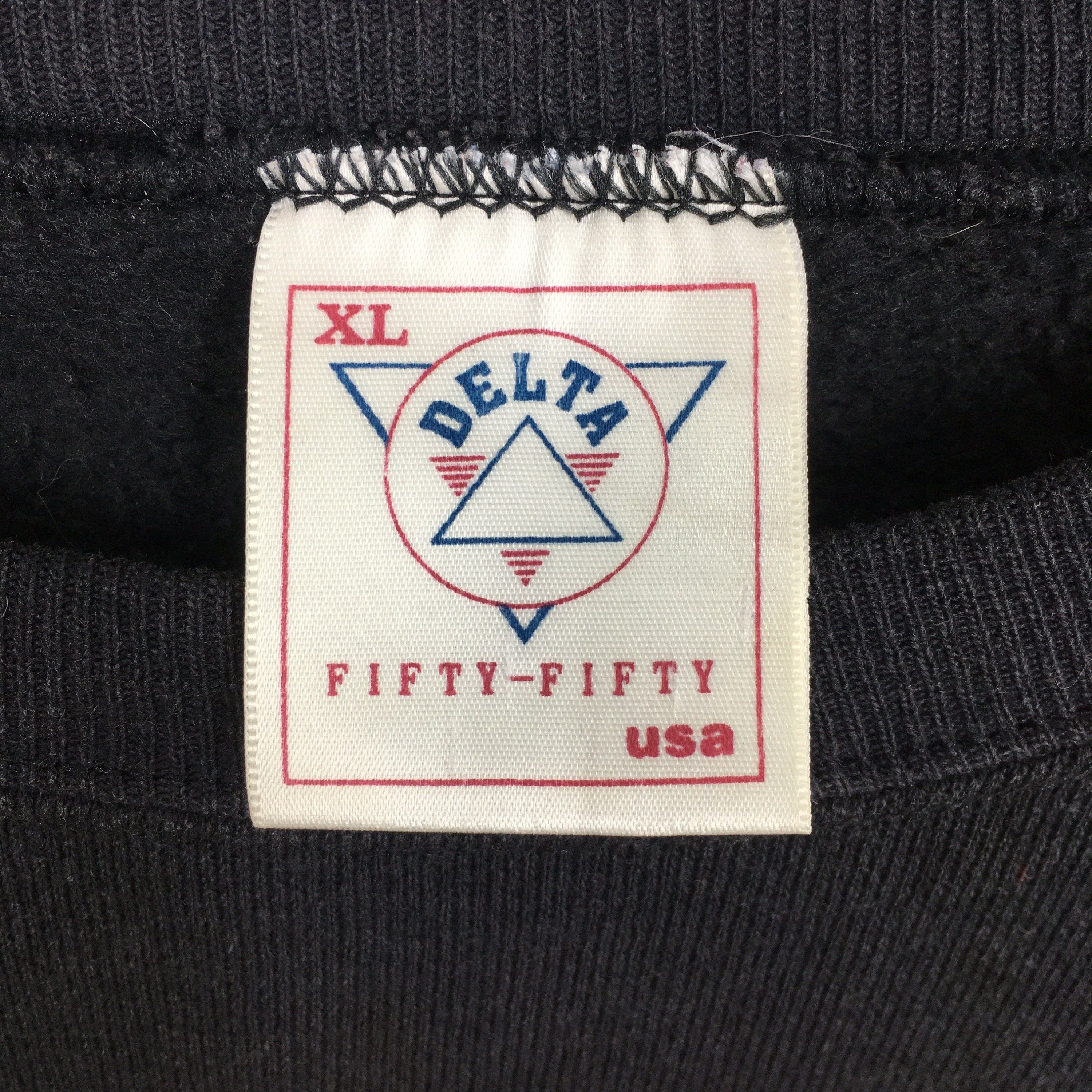 Delta Vintage Pennsylvania Ski Snowboard Black Sweatshirt XLarge Size US XL / EU 56 / 4 - 5 Thumbnail